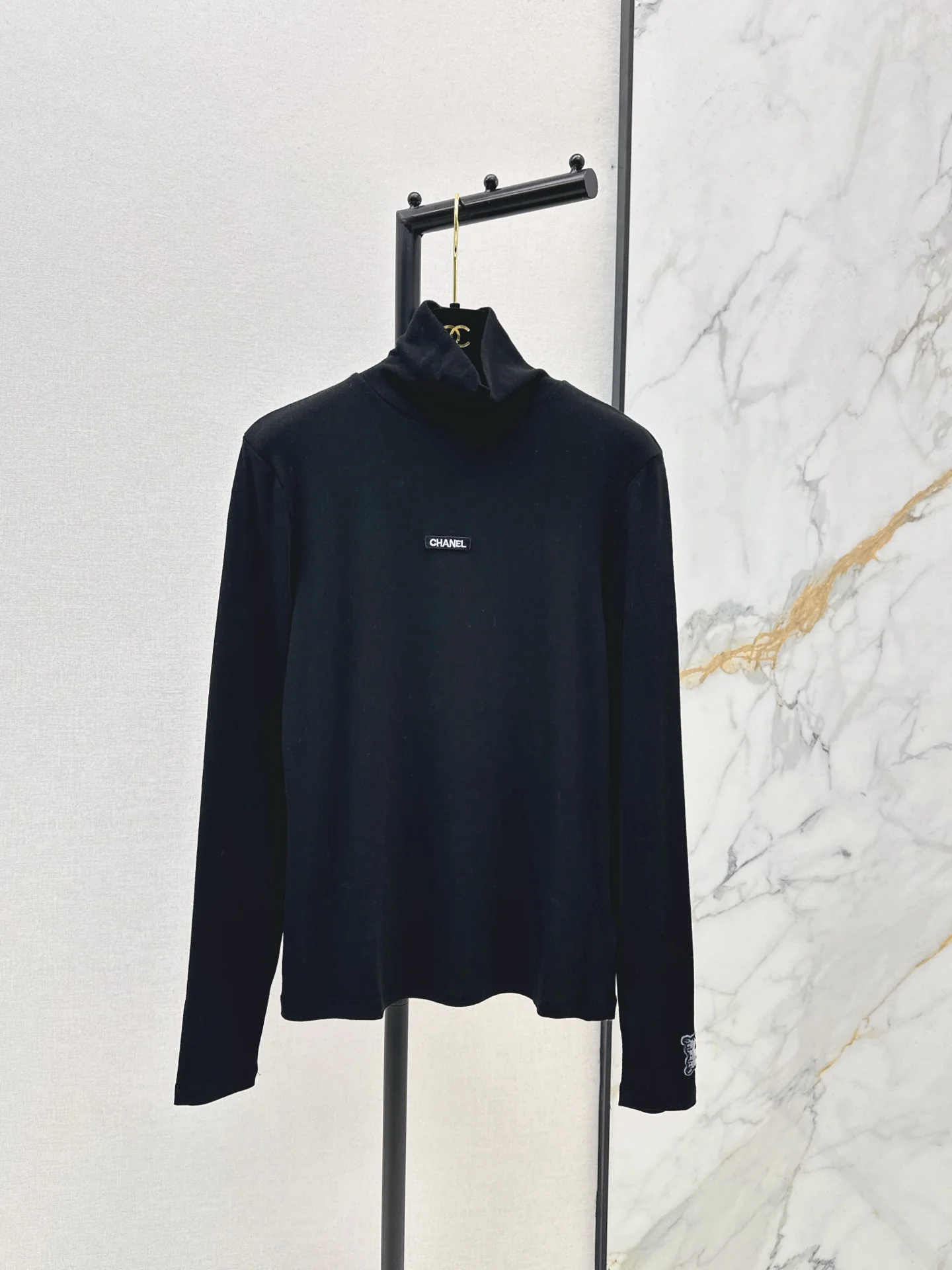 Chan 25fw high neck basic tee