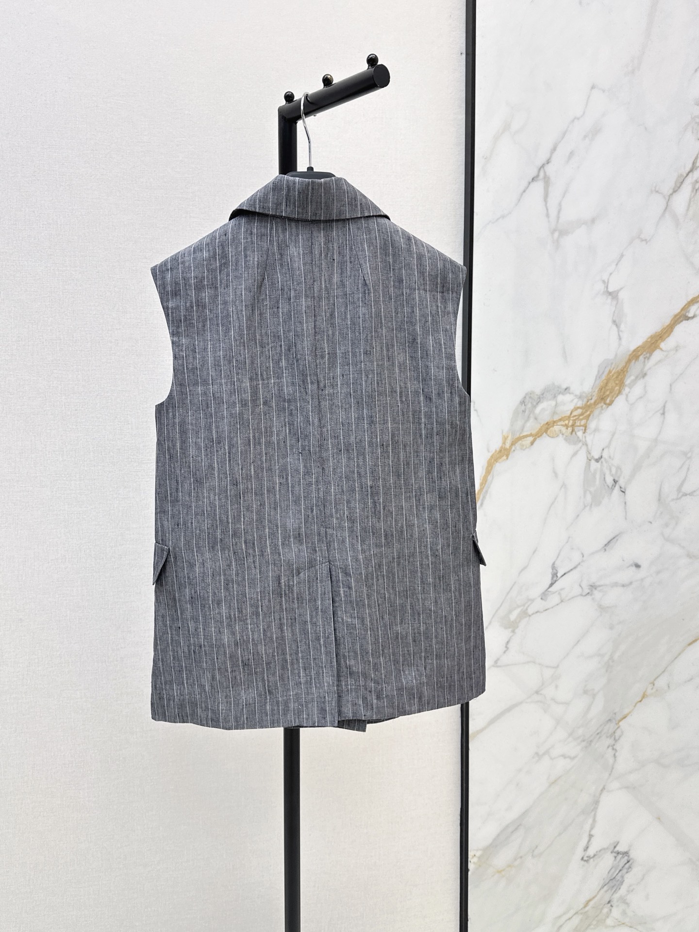 Max 26ss stripe suit vest