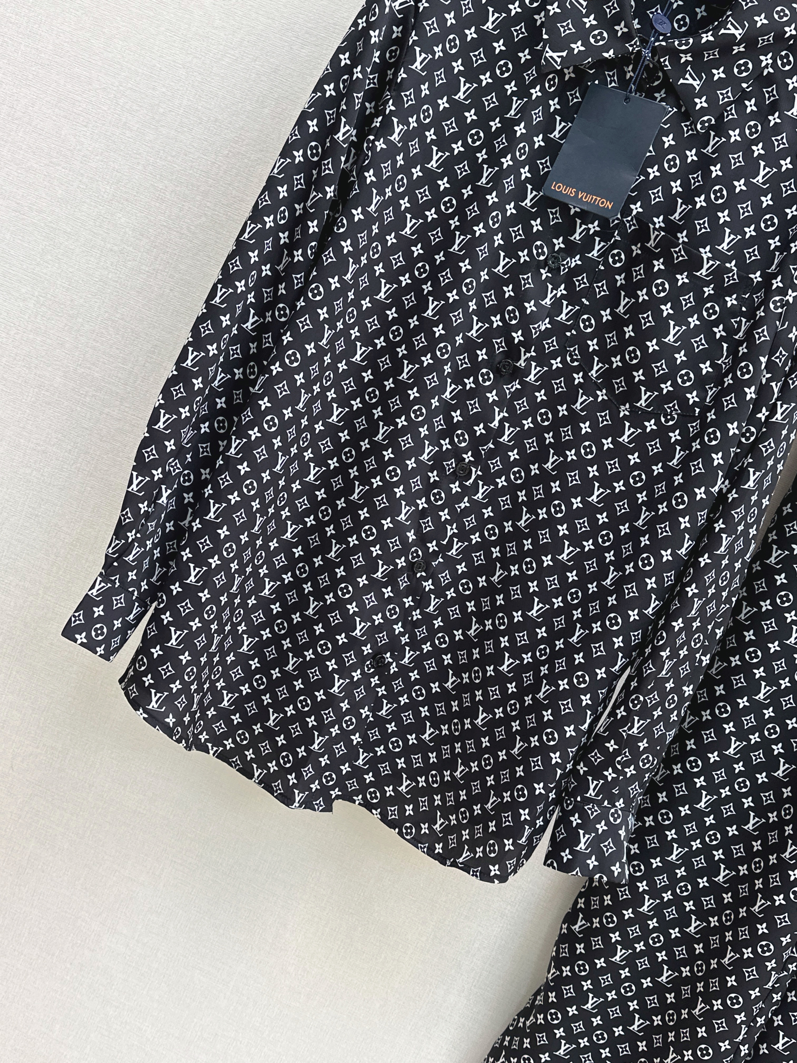 Loui 26ss print shirt pants  set