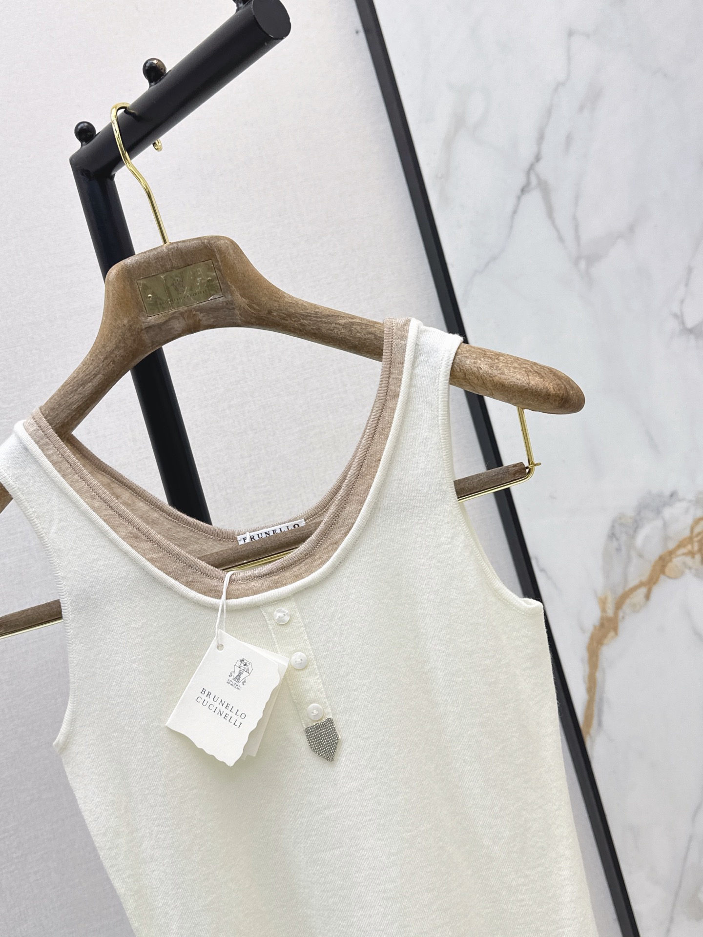 Brun 26ss knit vest