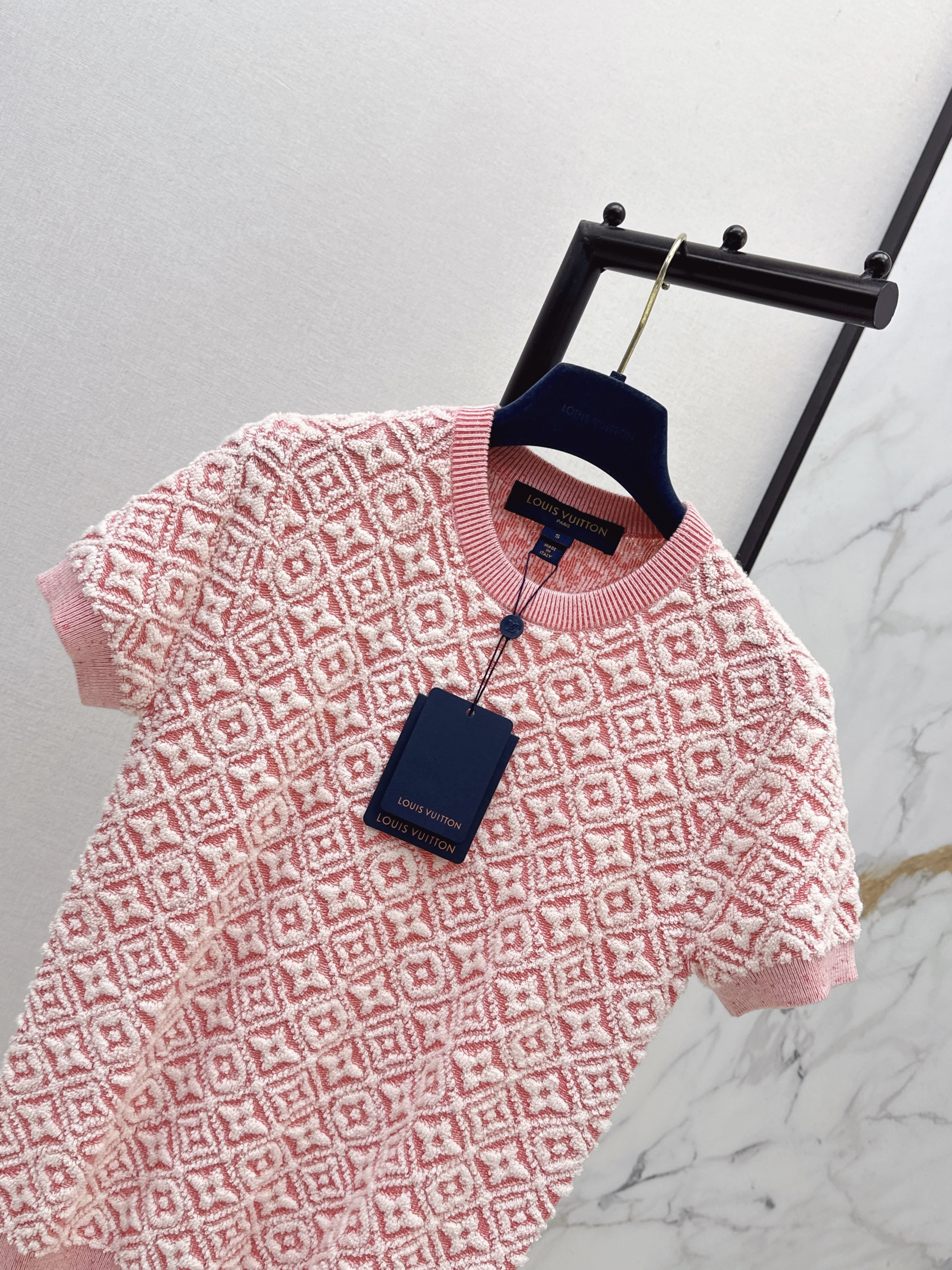 Loui 26ss jacquard knit sweater