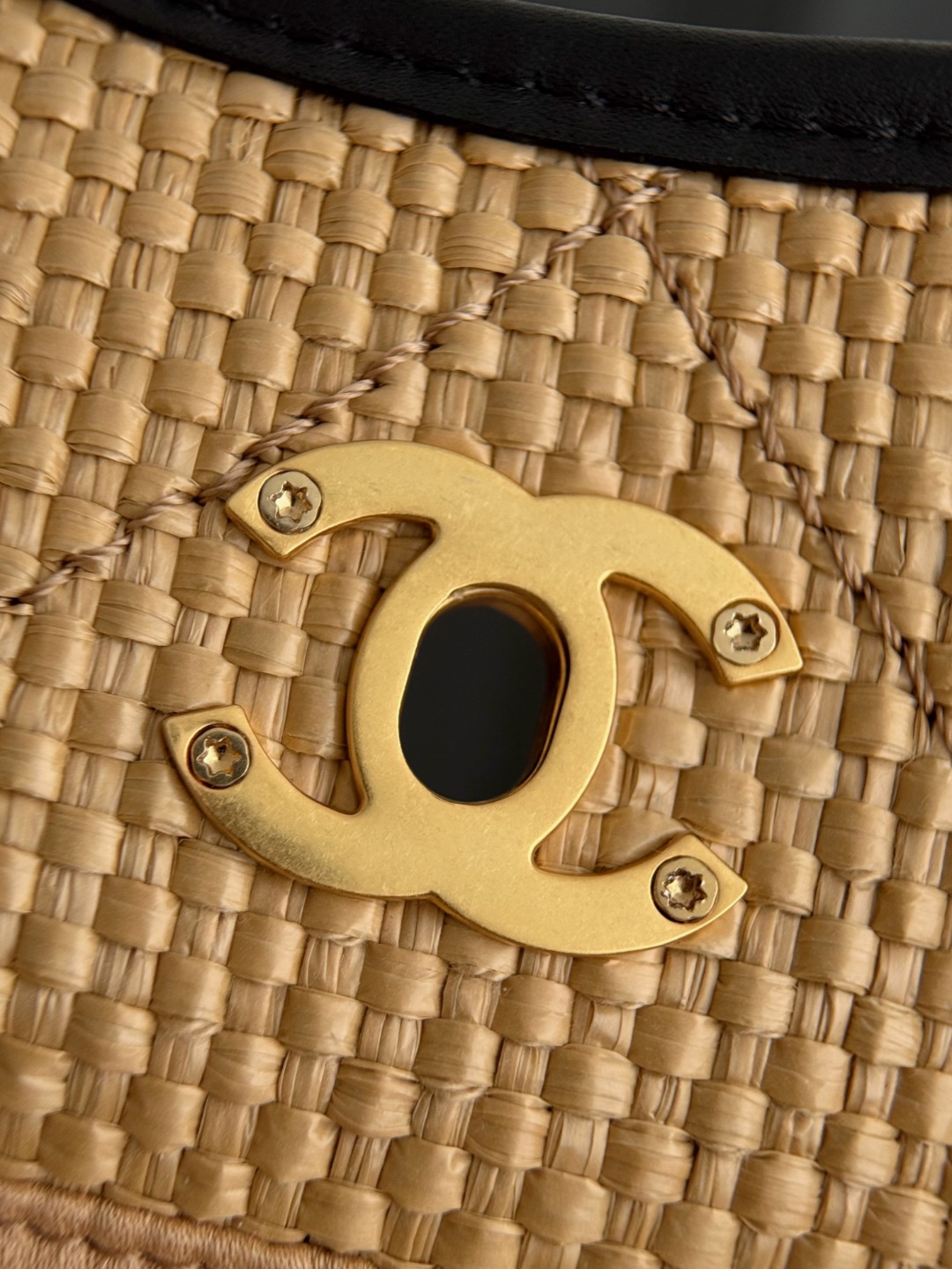 Chan 26C woven tote bag