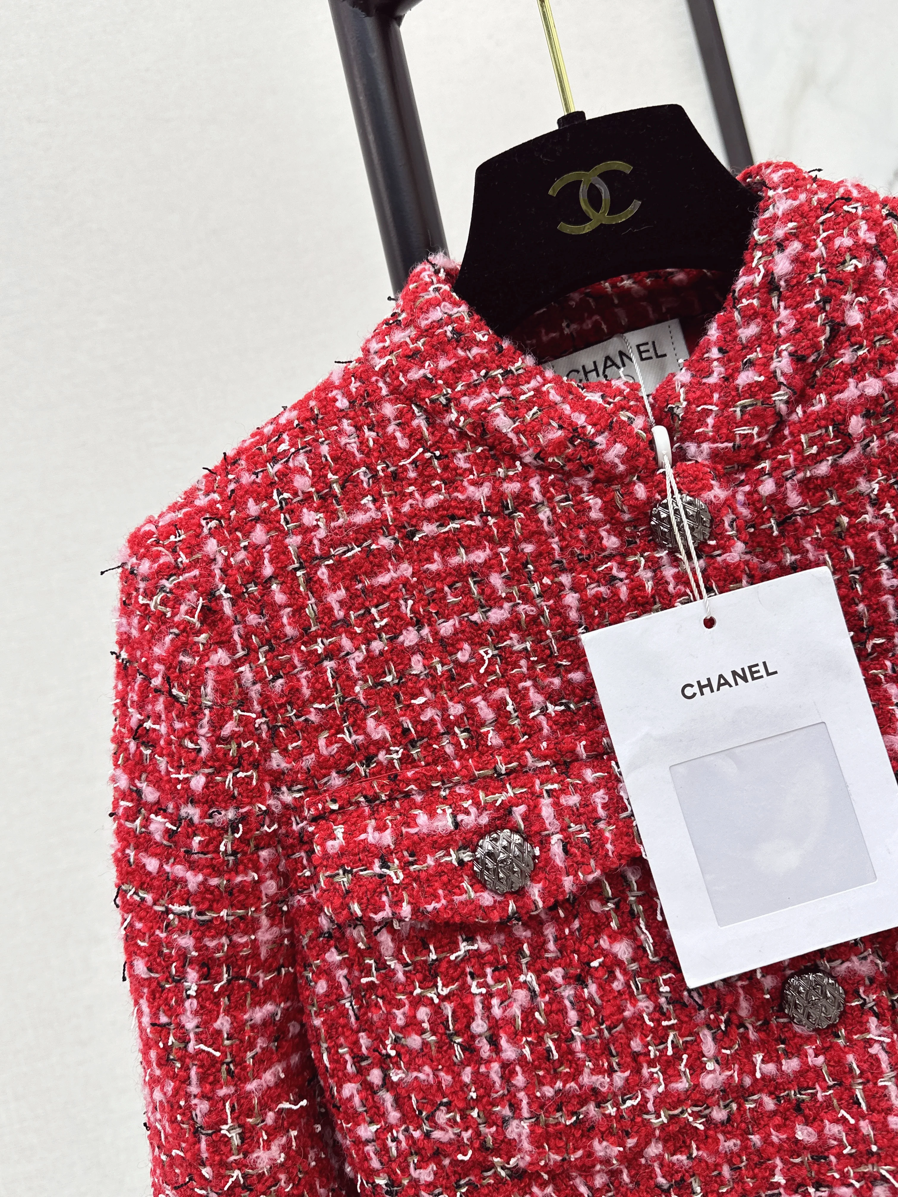 Chan 26ss tweed jacket dress