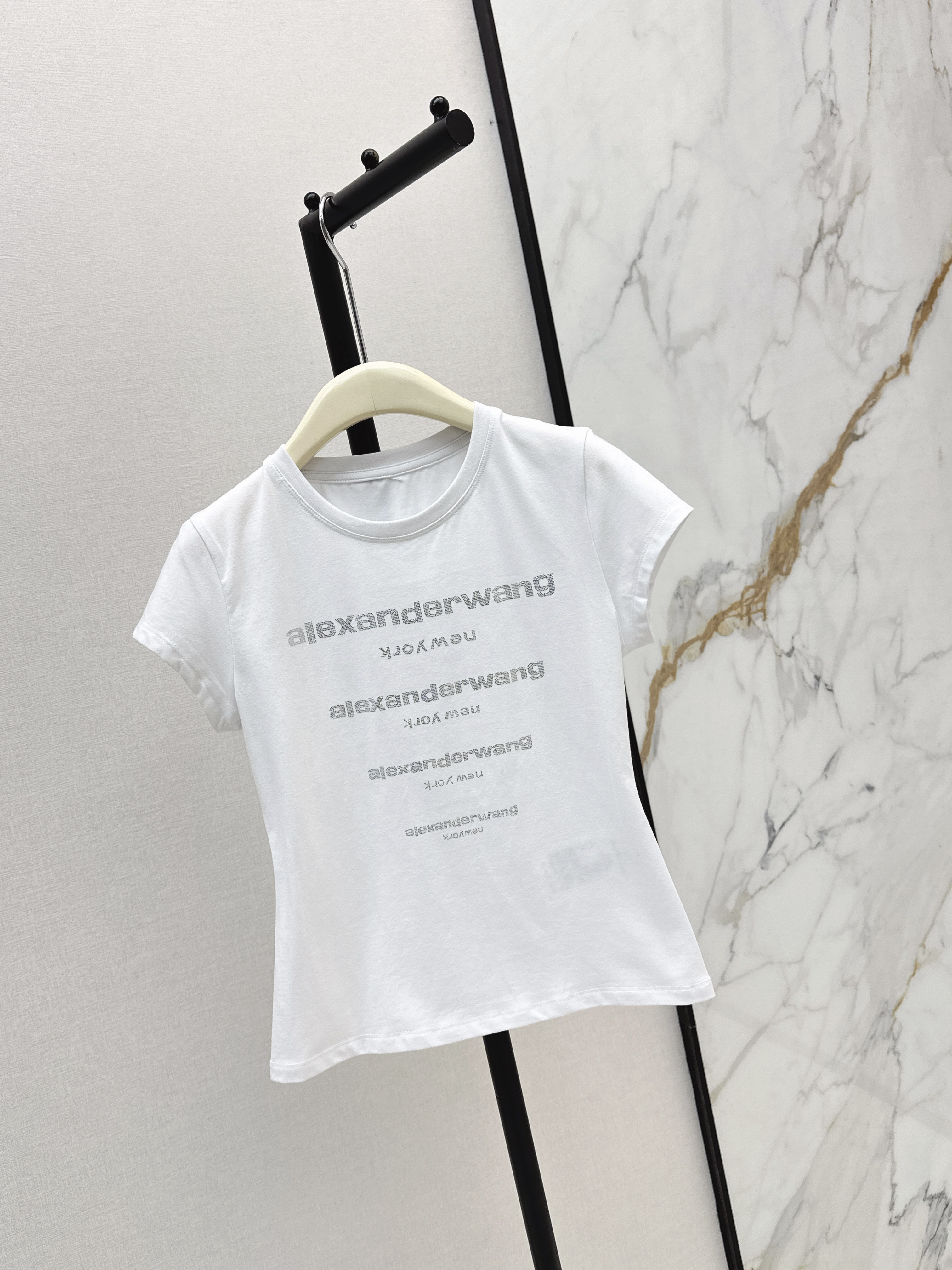 Alex 26ss rhinestone t-shirt