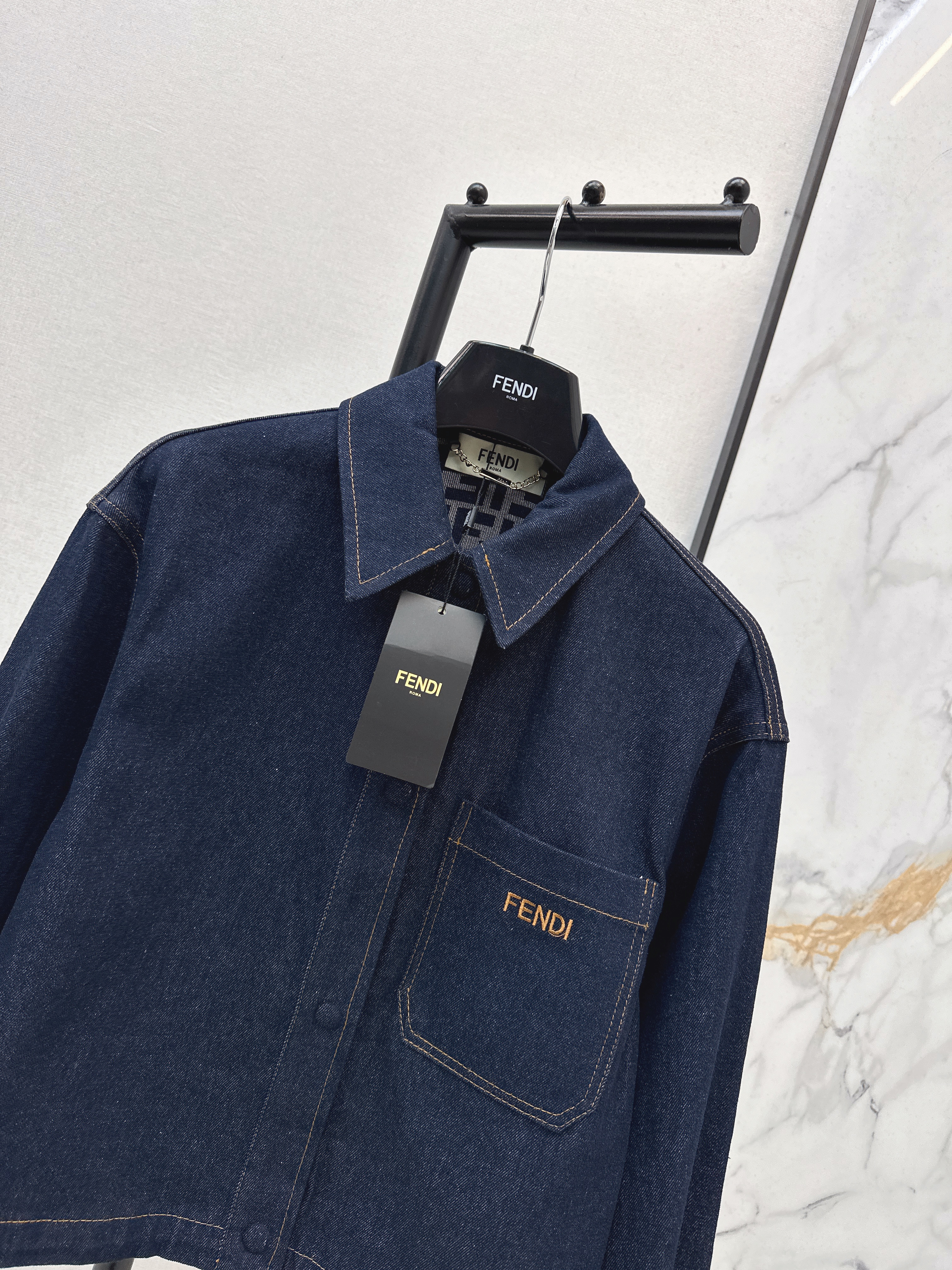 Fen 26ss denim jacket