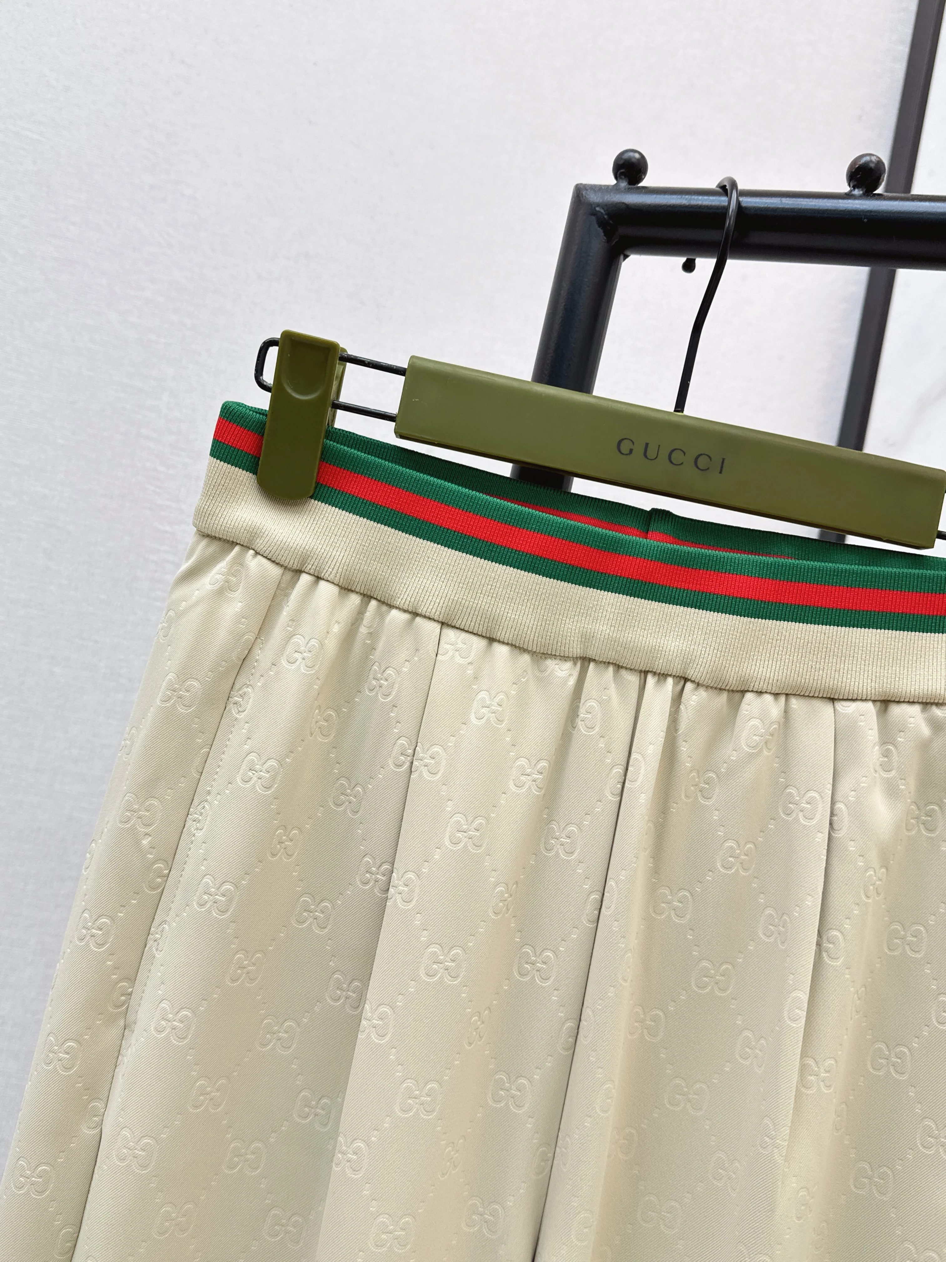 Gucc 26ss print wide-leg pants