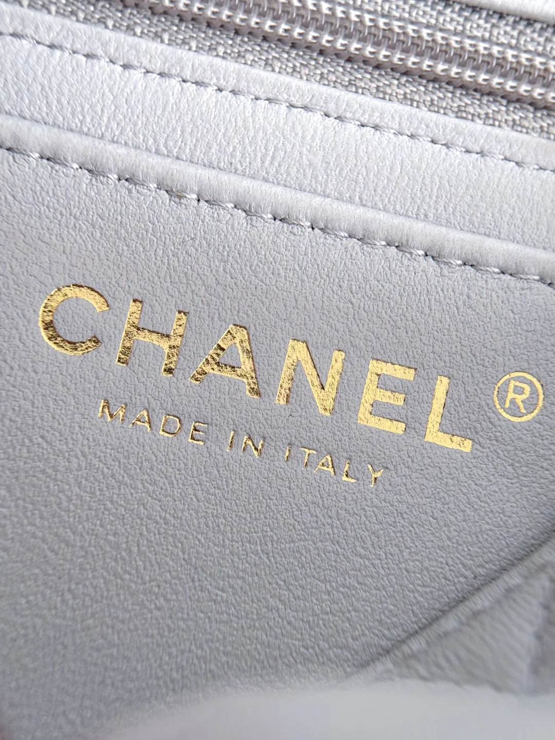 Chan 25P mini flap bag with top handle