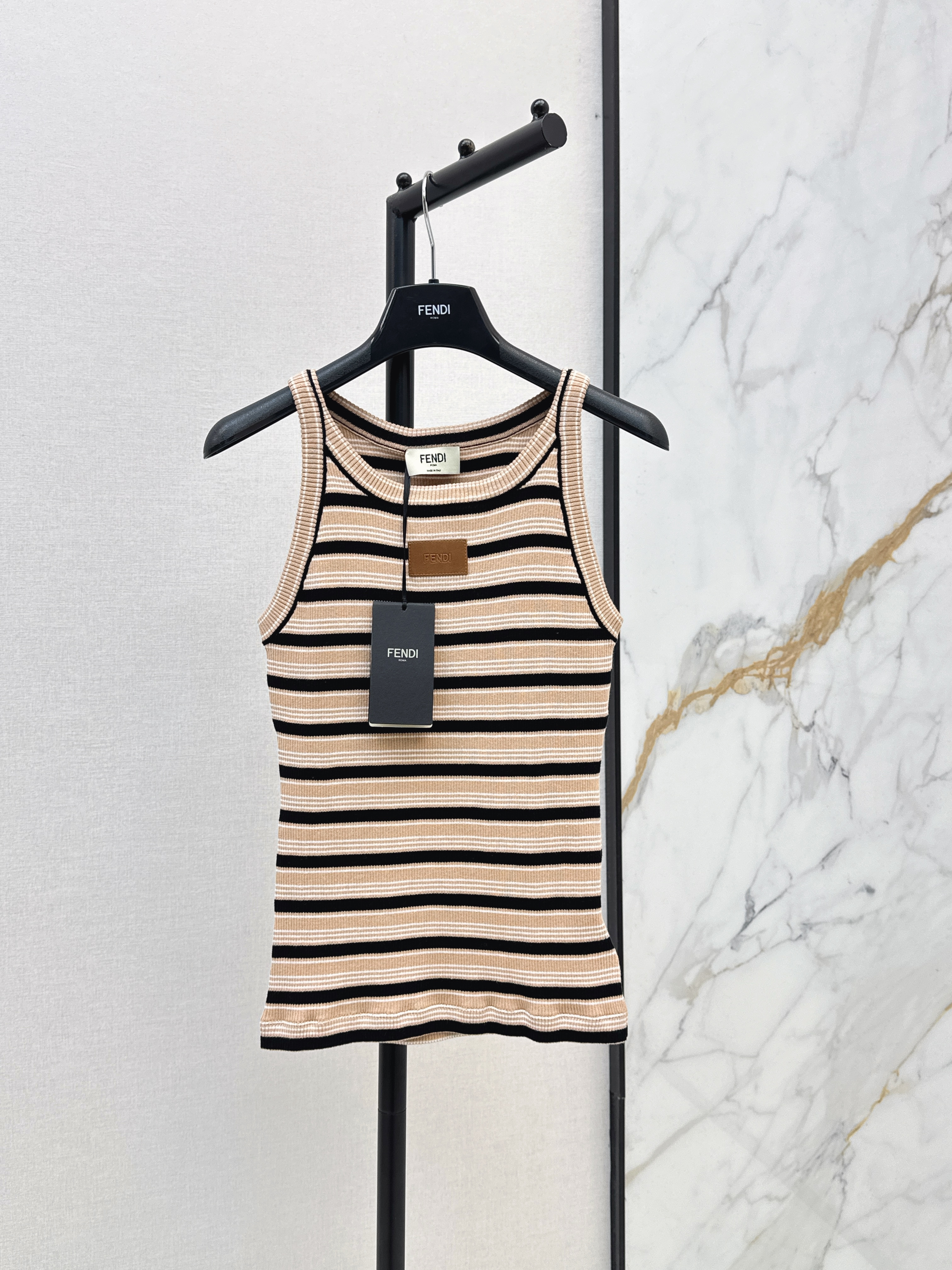 Fend 26ss stripe vest