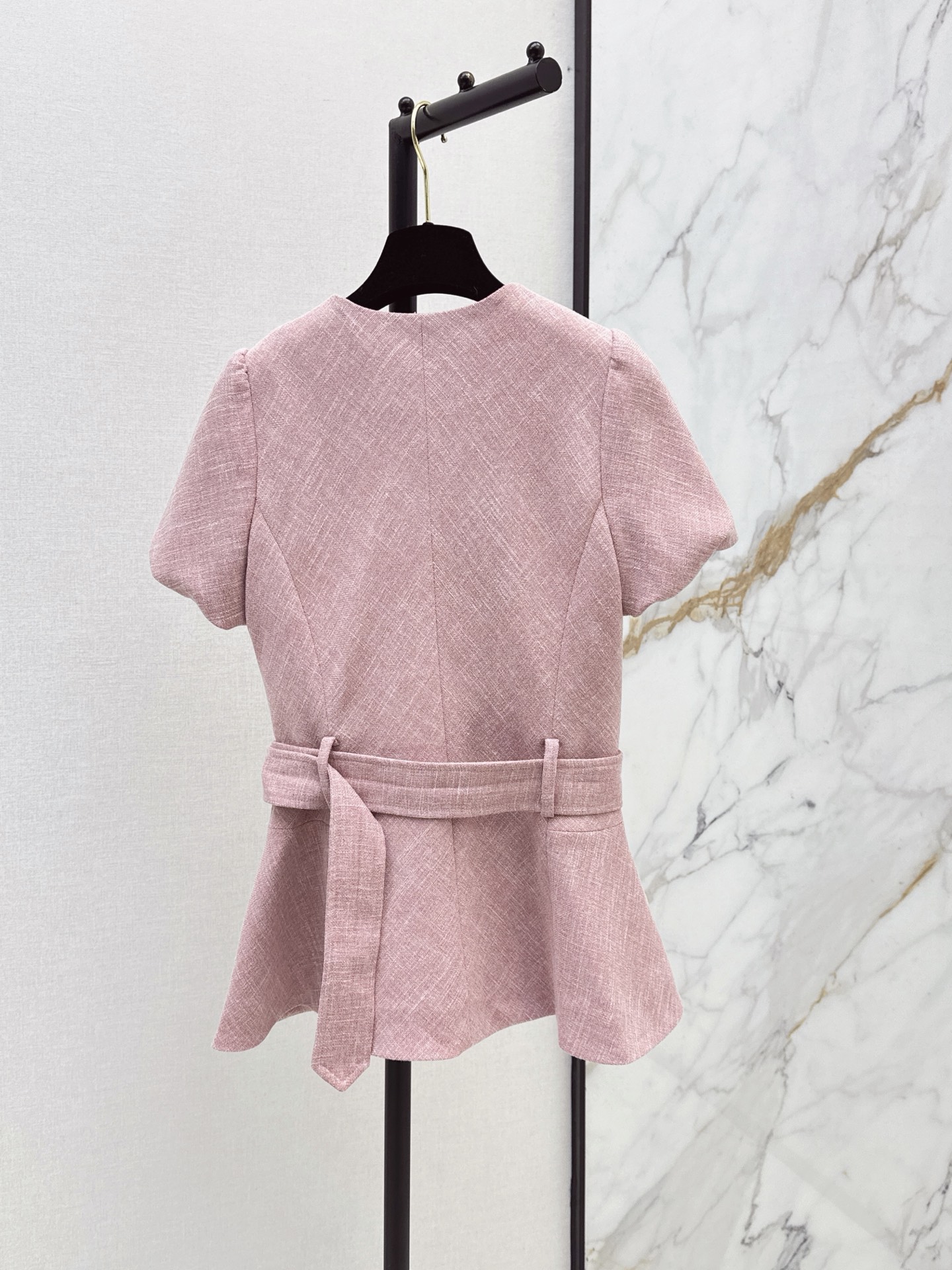 Chan 26ss belted woven jacket