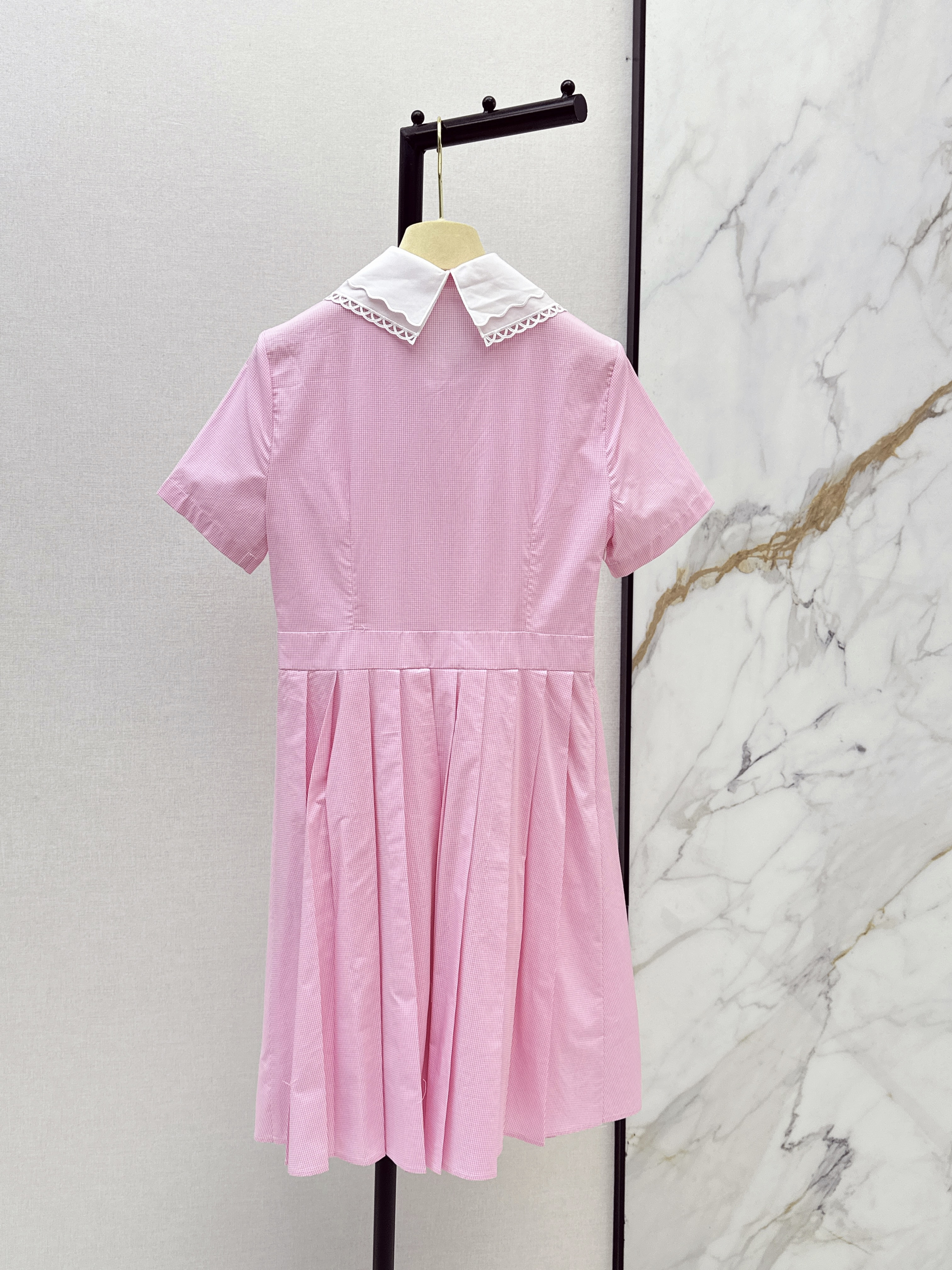 Miu 26ss peter pan collar dress