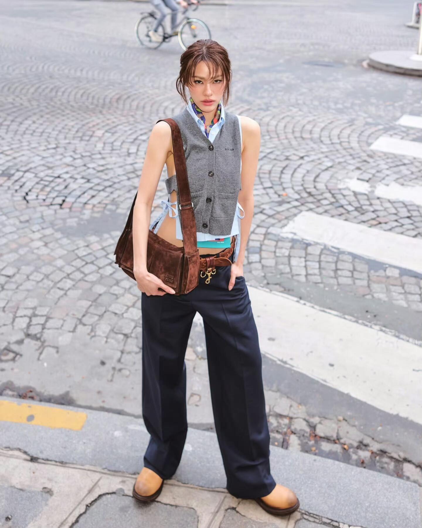 Miu 26ss cashmere vest