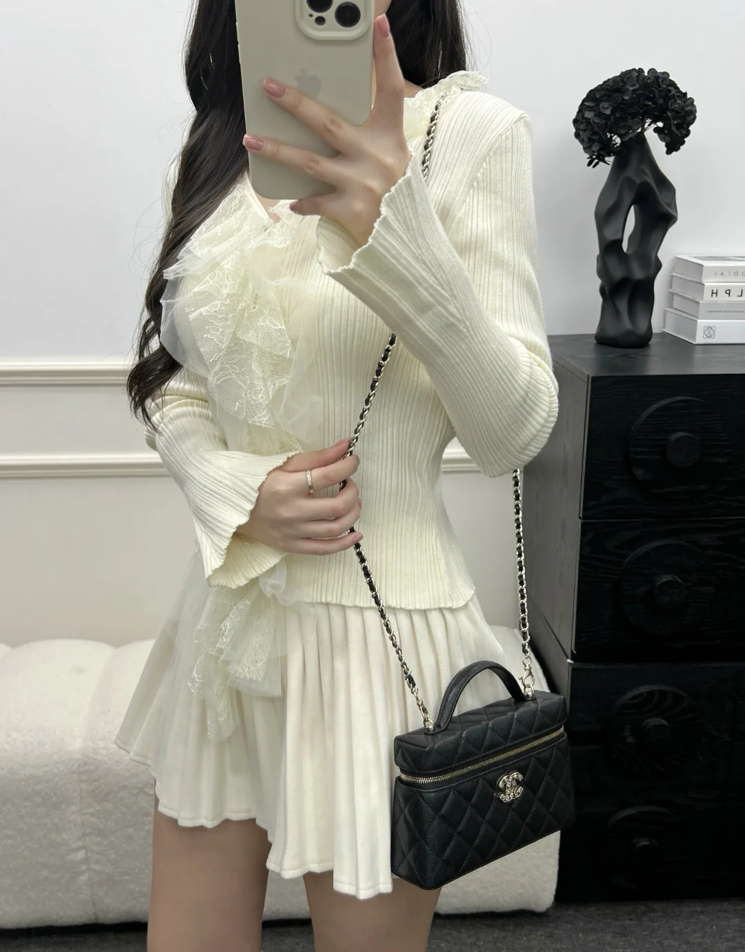 Chan 25P LP heart diamond shoulder bage