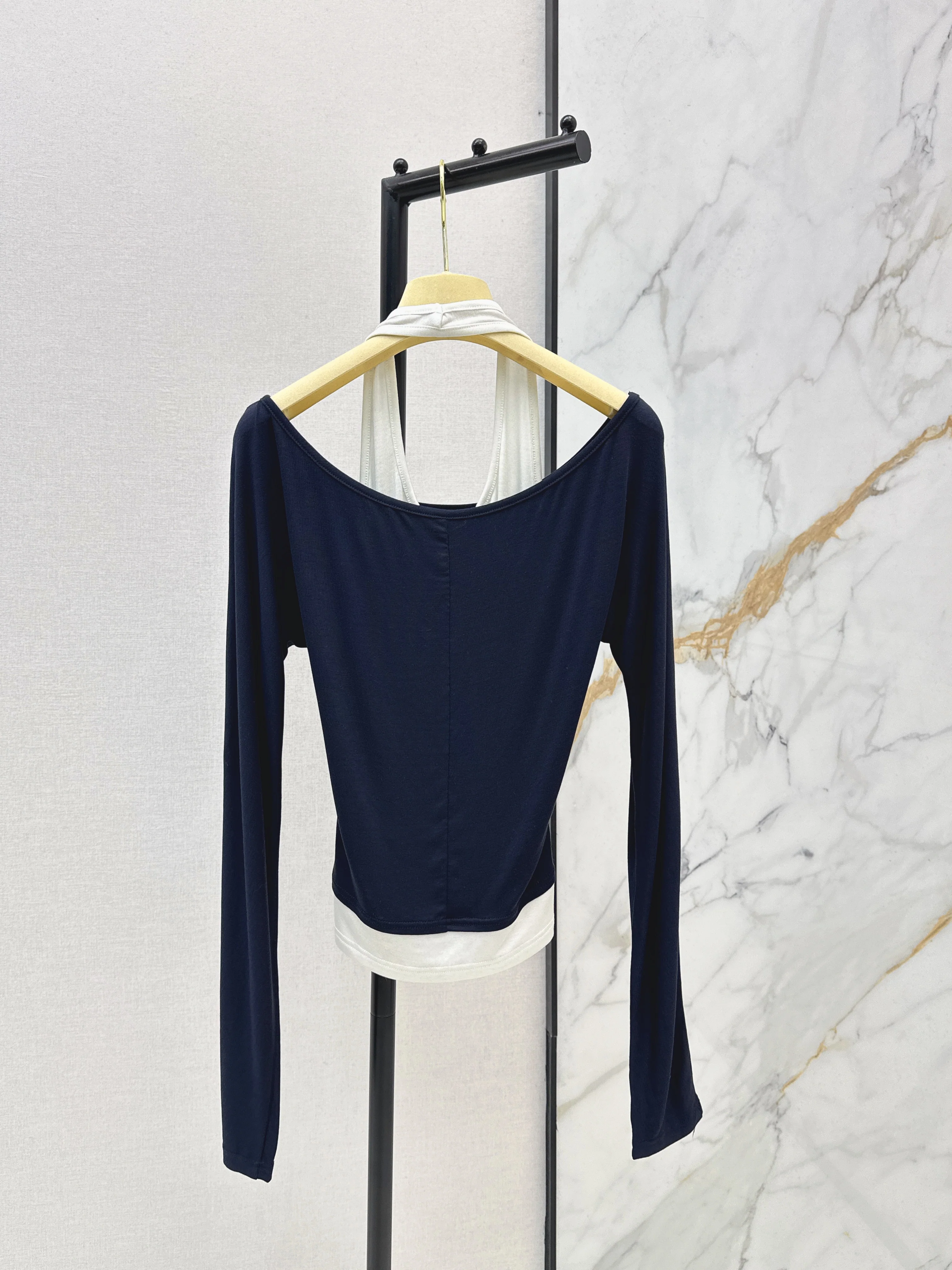 Miu 26ss 2in1 basic tee