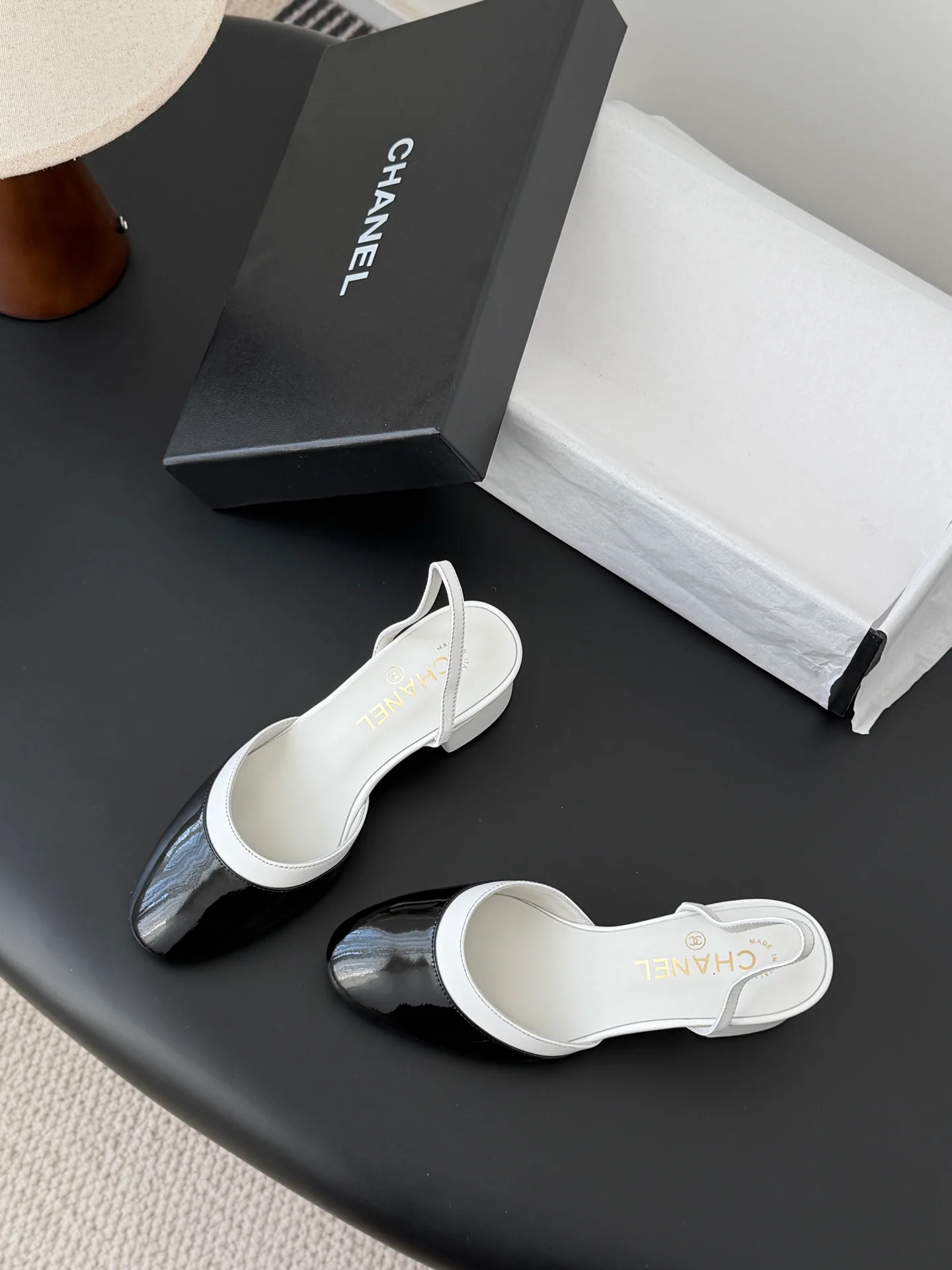 Chan 26ss mary jane chunky flats