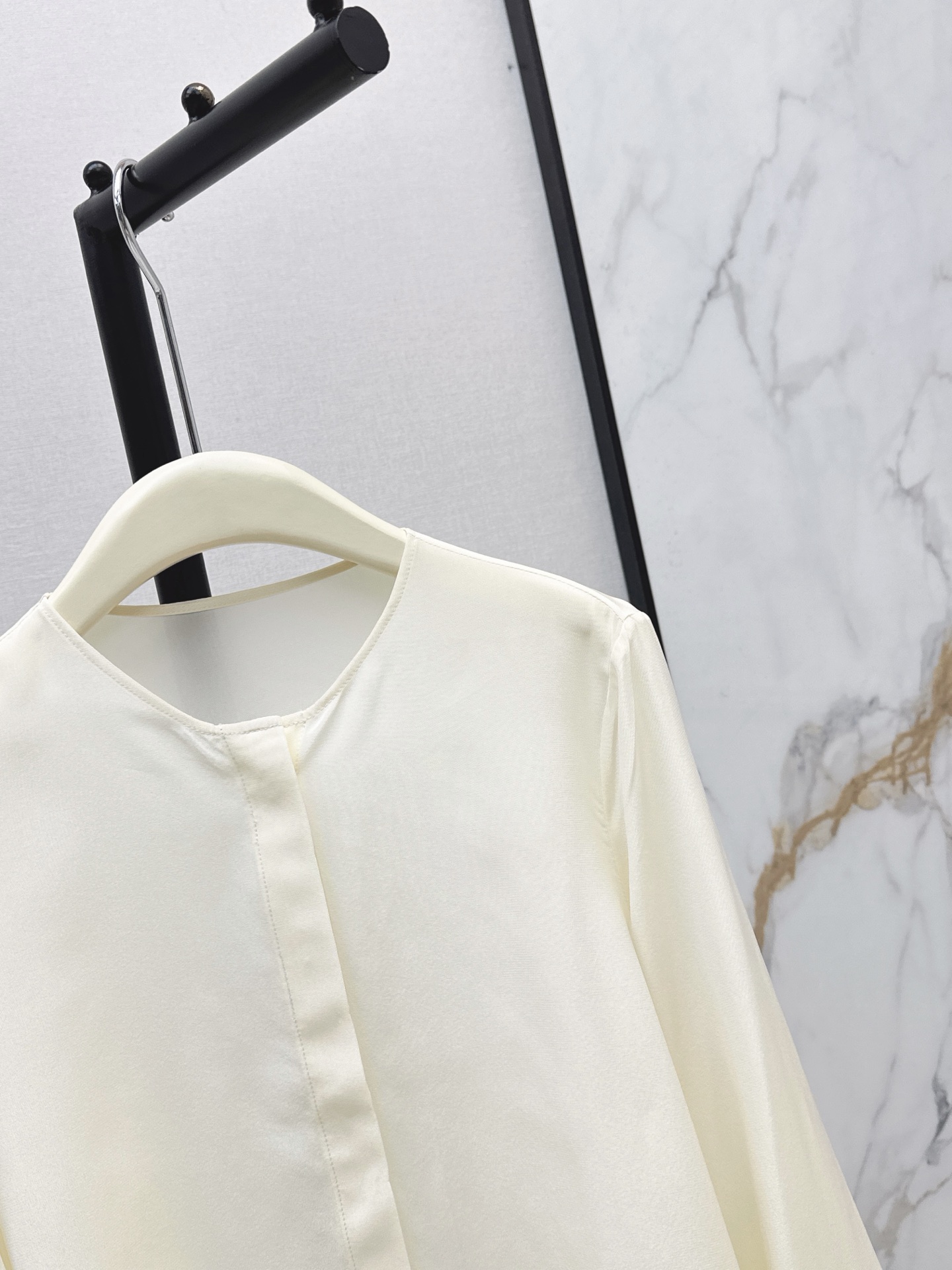 Chol 26ss lace flarel sleeve shirt