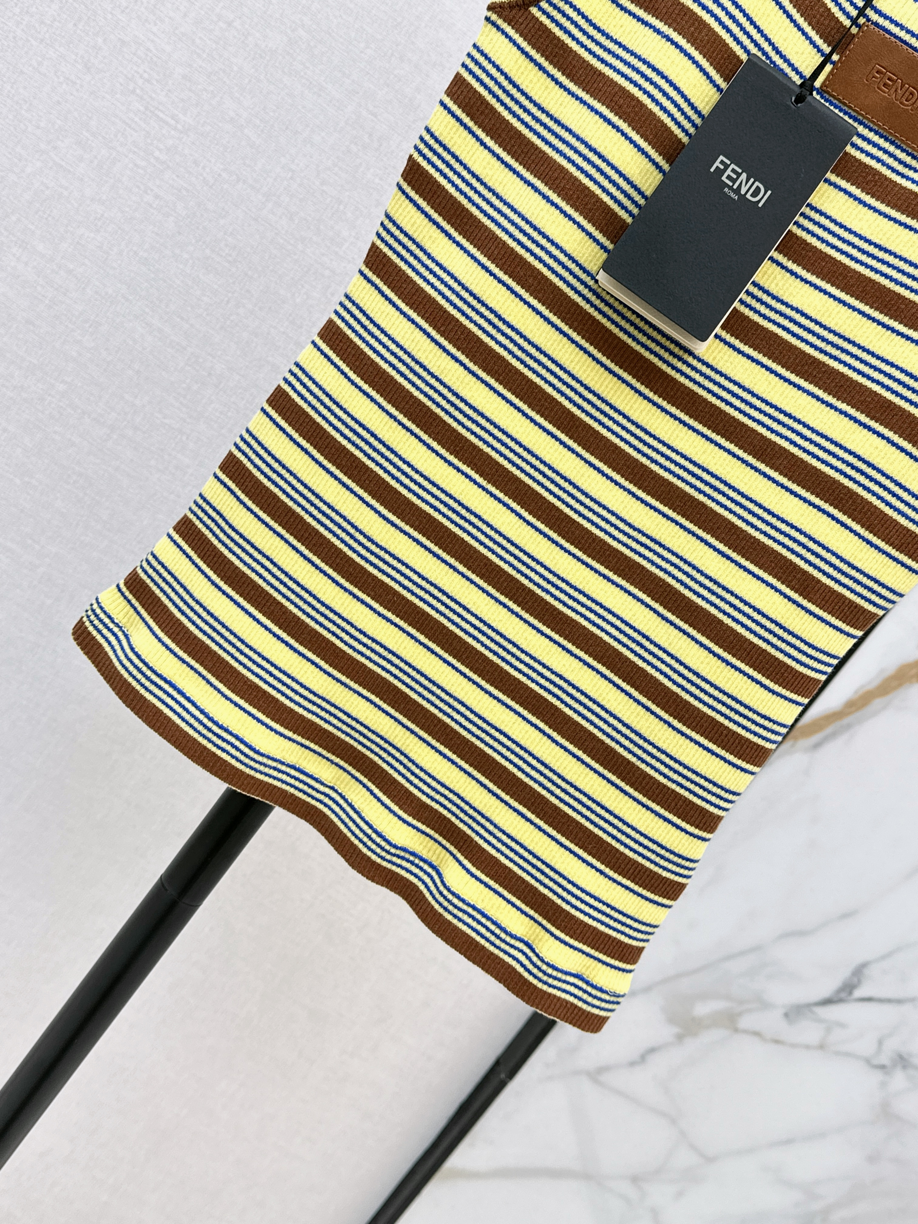 Fend 26ss stripe vest