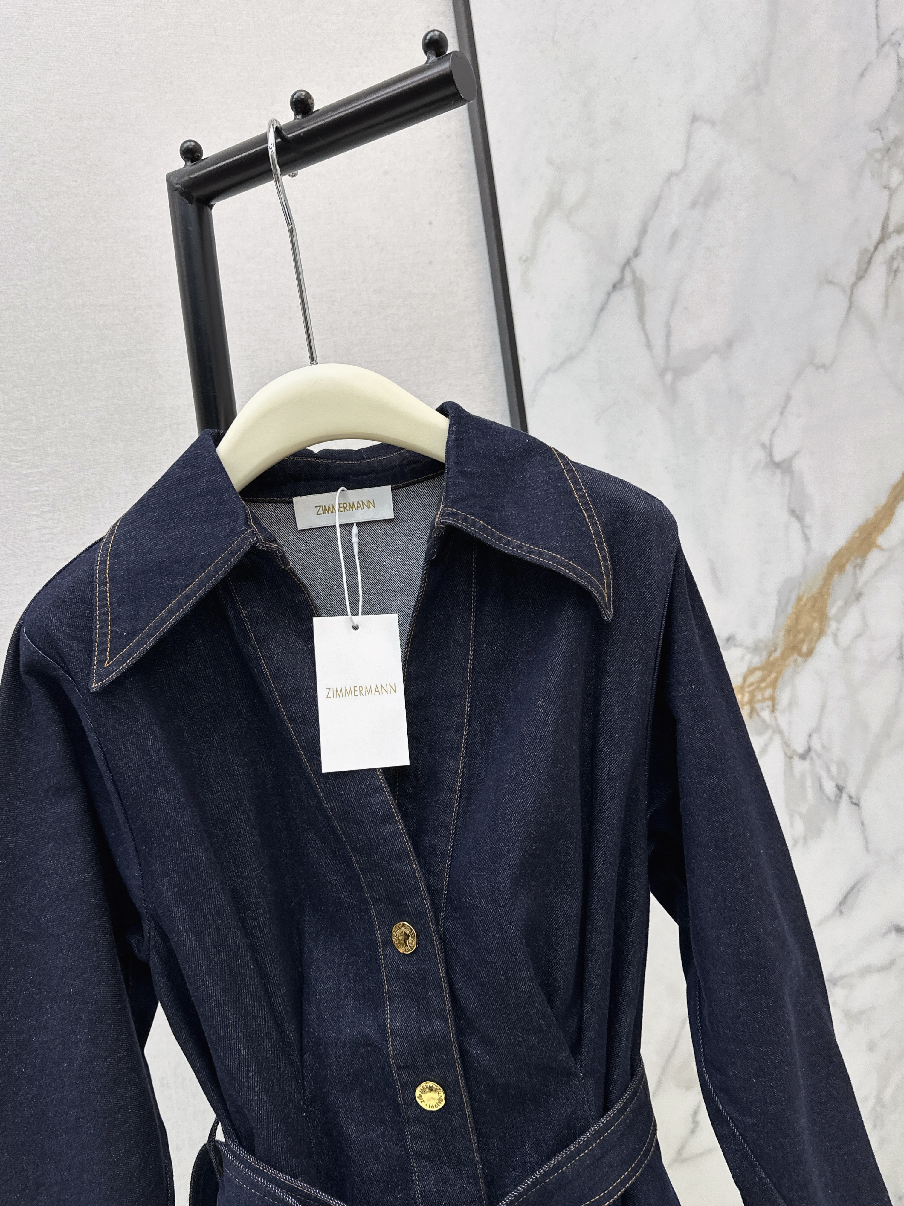 Zimm 26ss denim dress