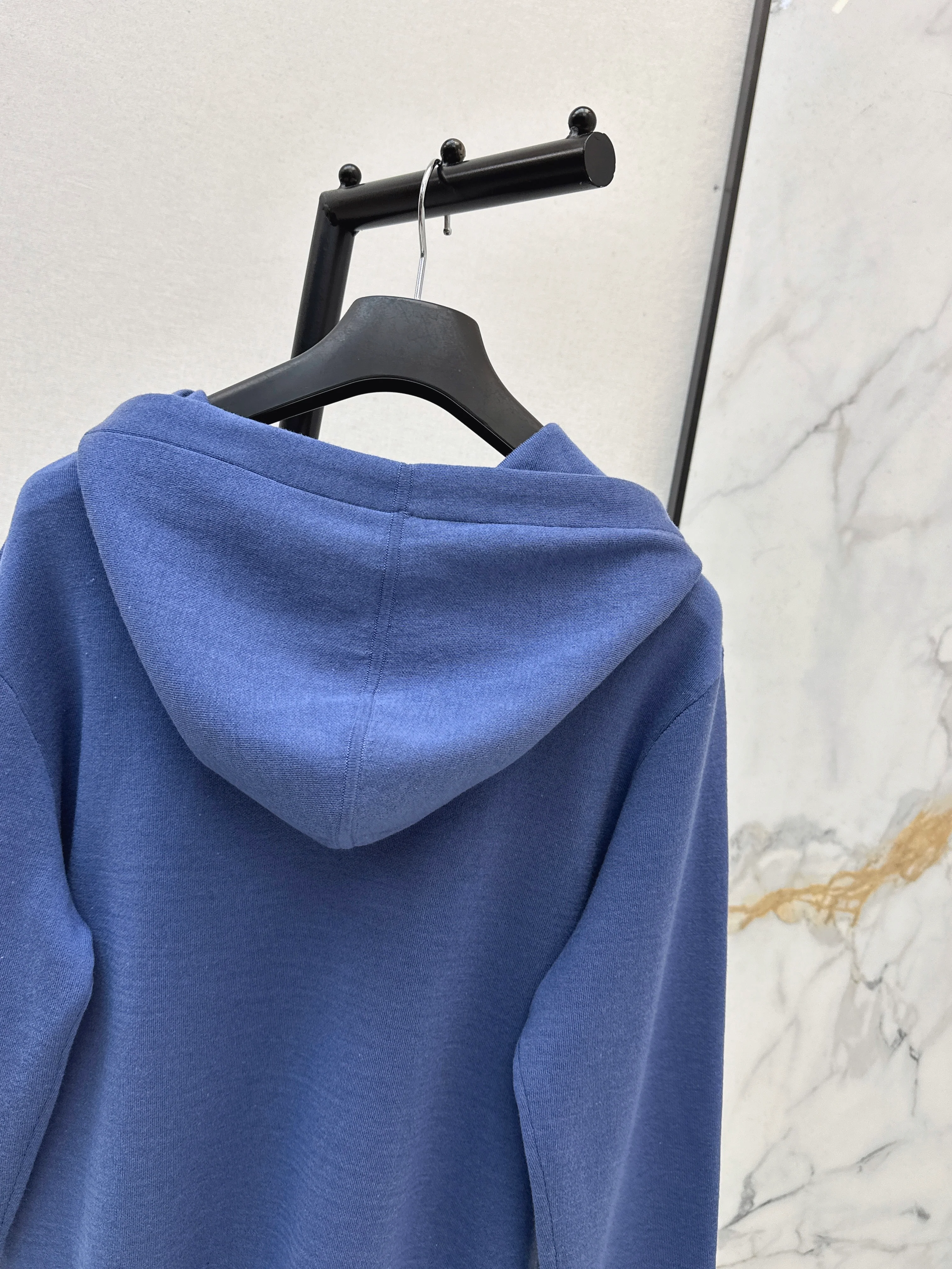 CD 26ss hooded knitted sweater