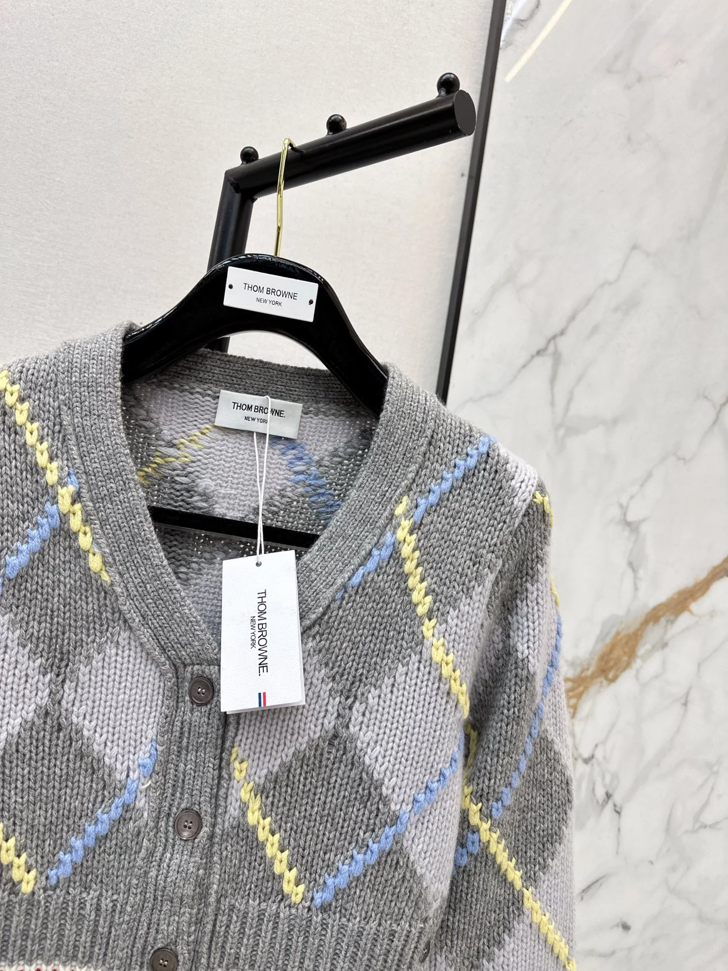 Thom 25fw jacquard cardigan