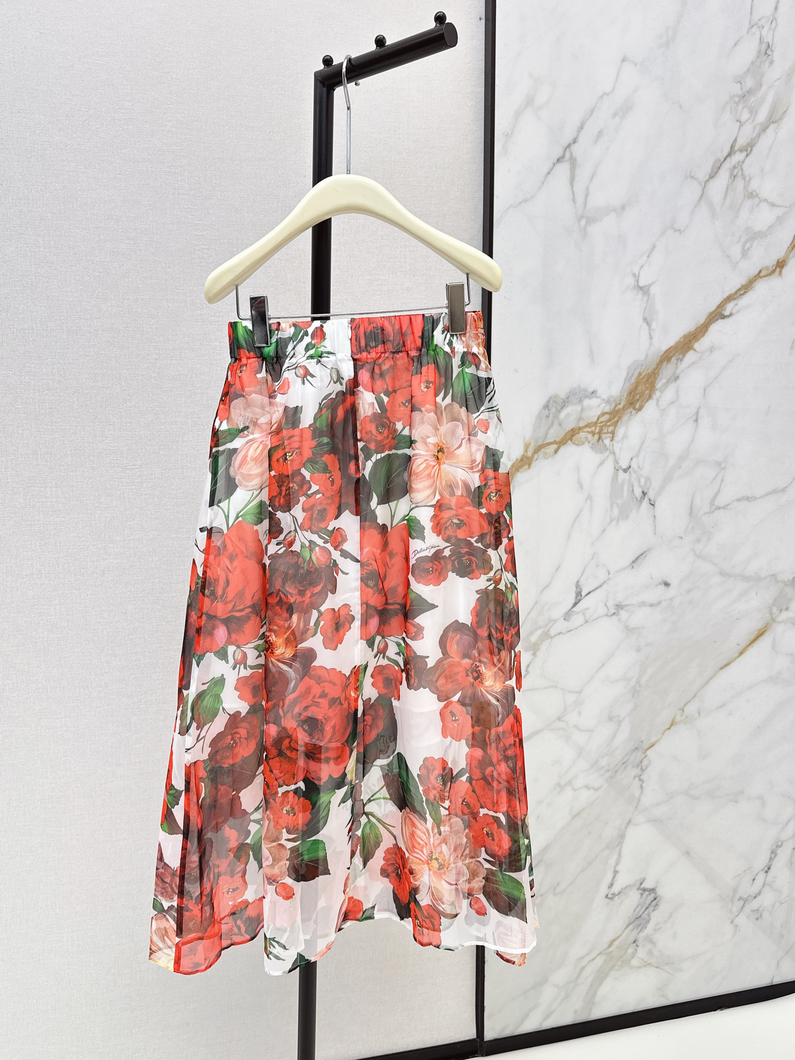 Dolc 26ss floarl print skirt