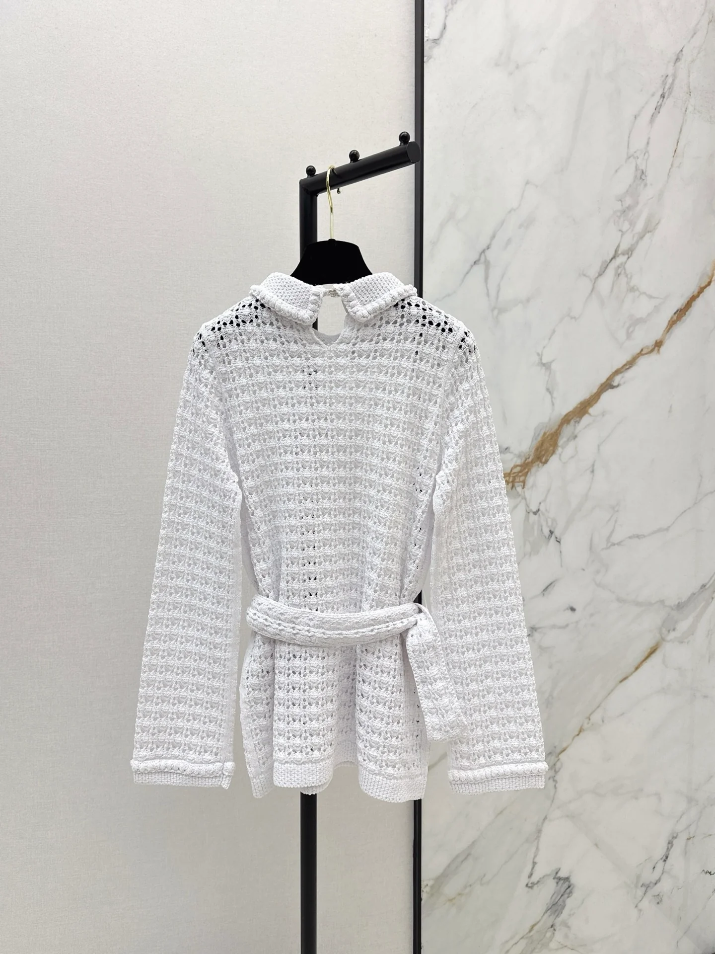 Chan 26ss hollow knitwear