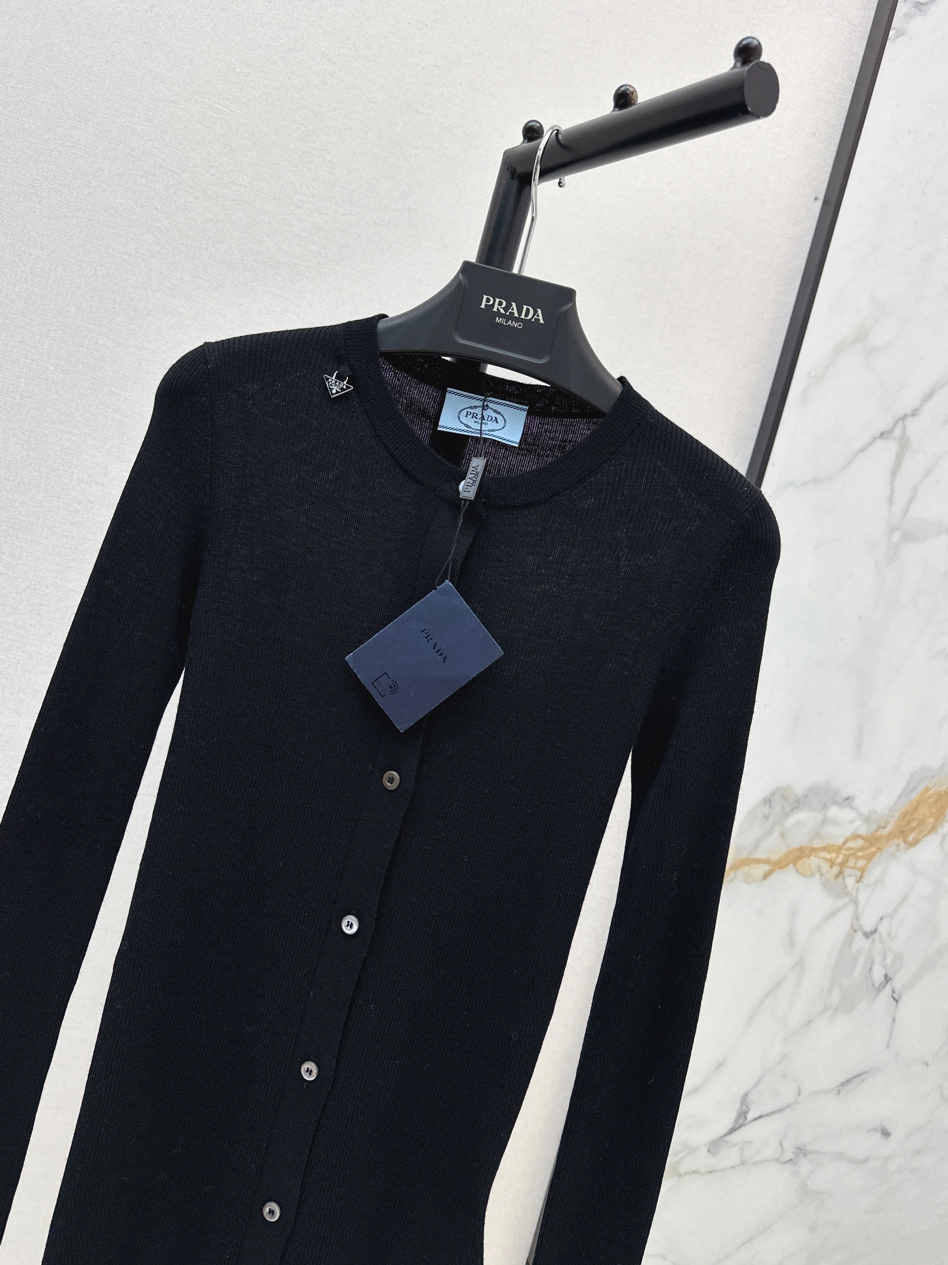 Prad 26ss knit cardigan