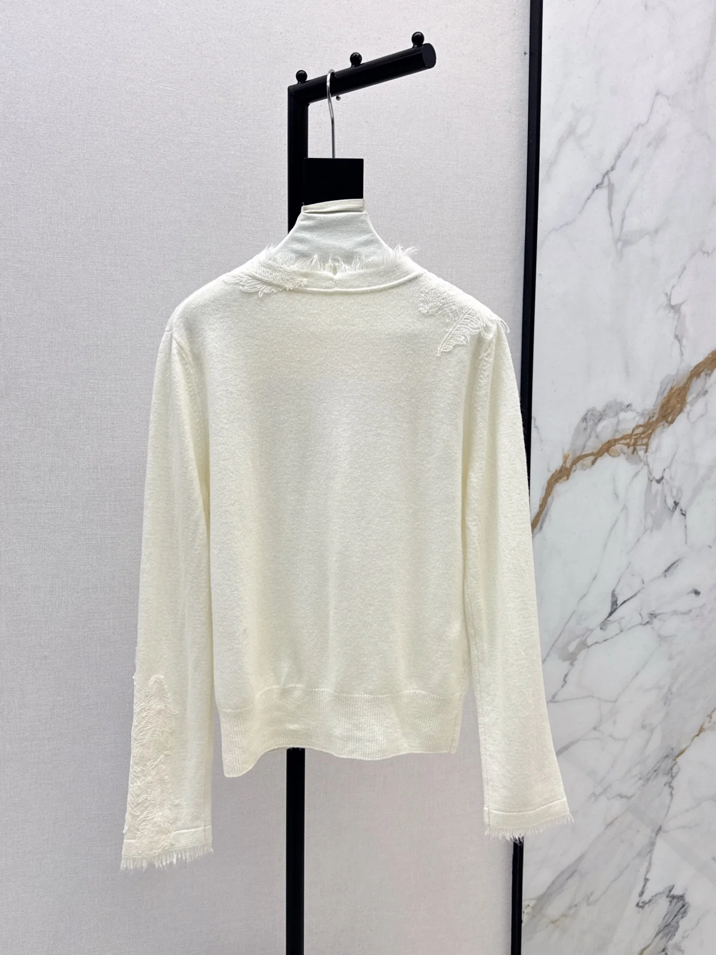 Es 25fw rhinestone cardigan