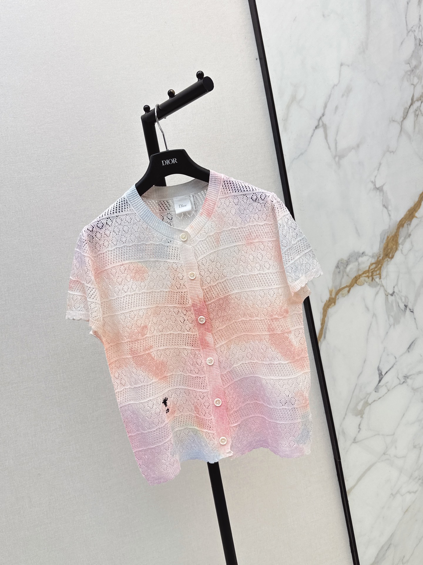 CD 26ss gradient knit cardigan