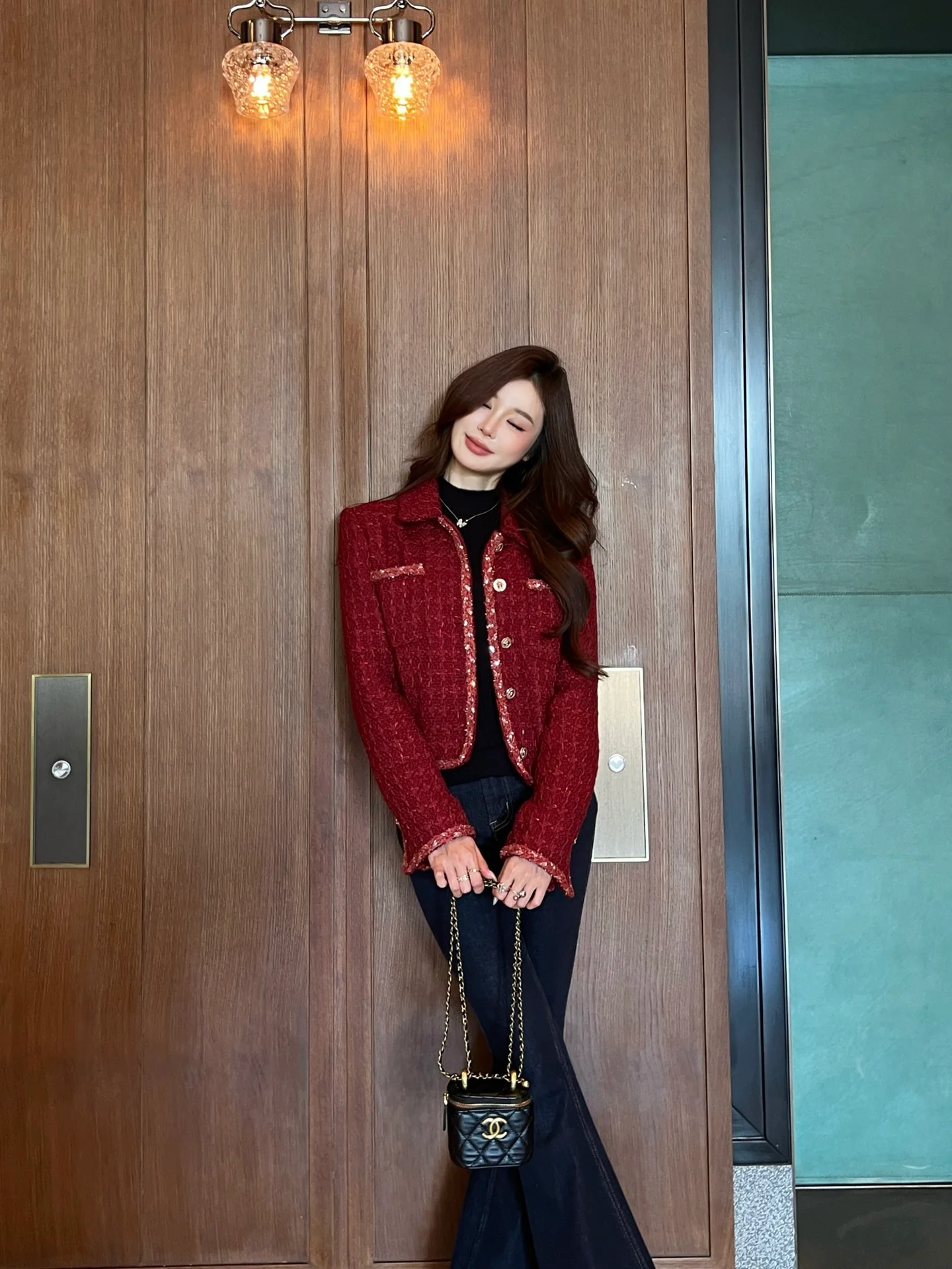 Chan 26ss tweed jacket