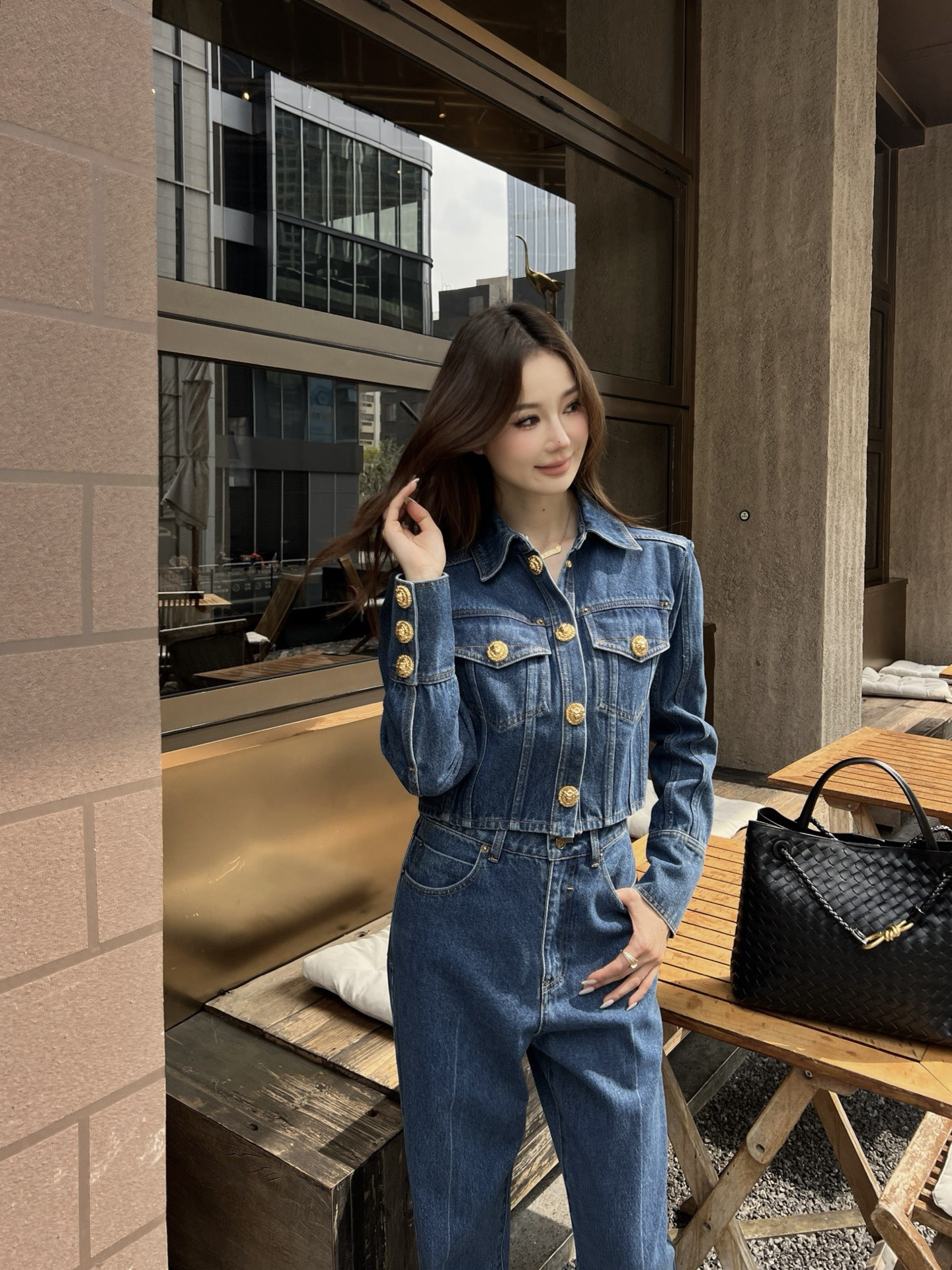 Bal 26ss denim jacket