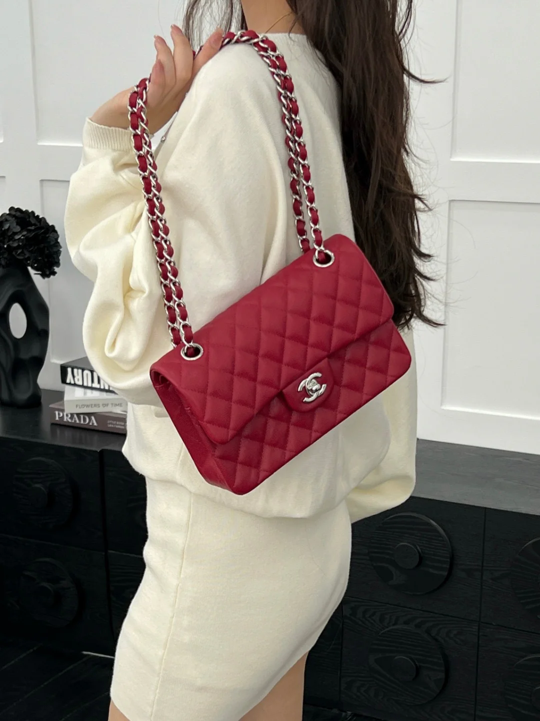 Chan CF23 chain shoulder bag