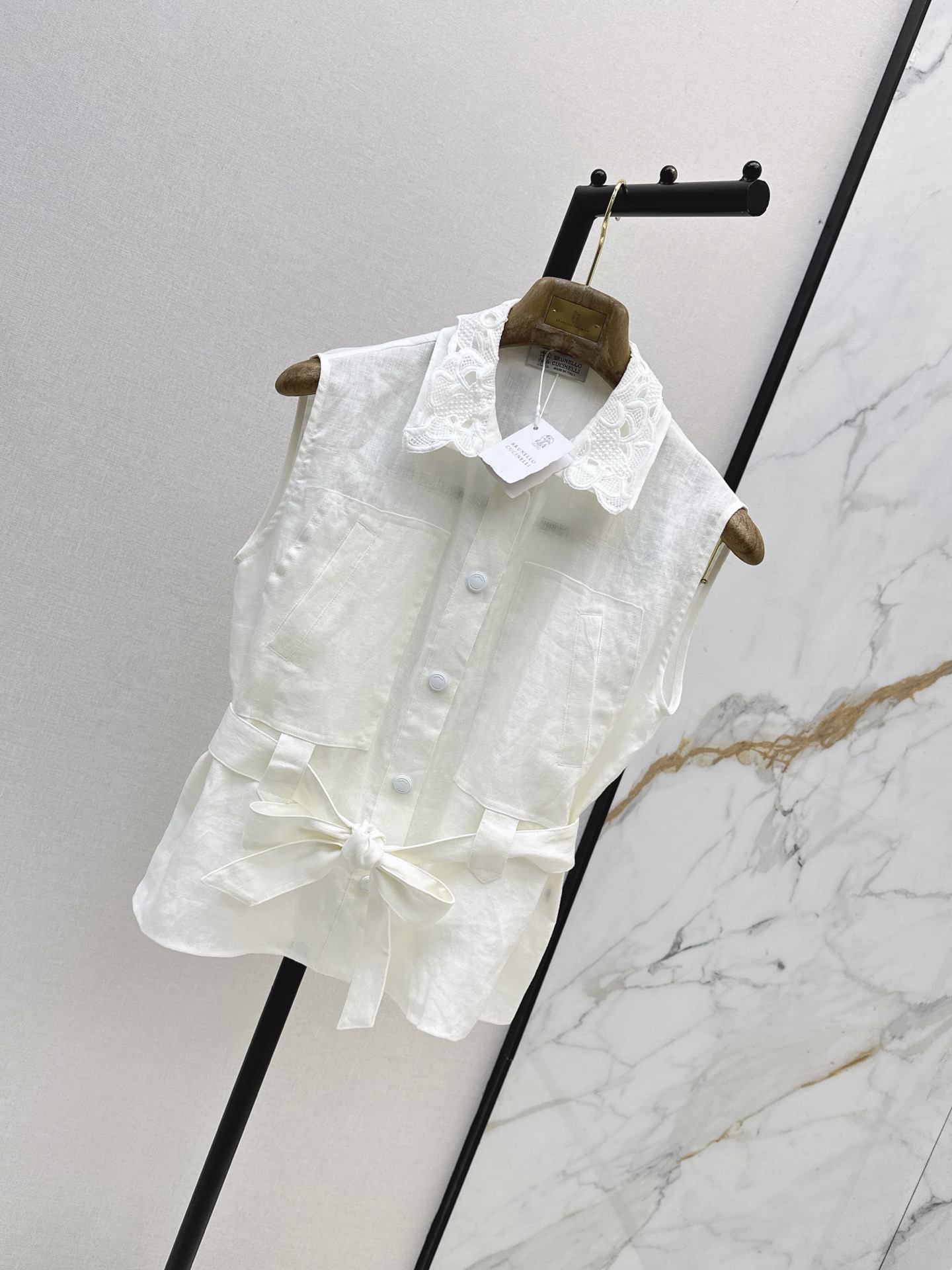 Brun 26ss embroidery shirt