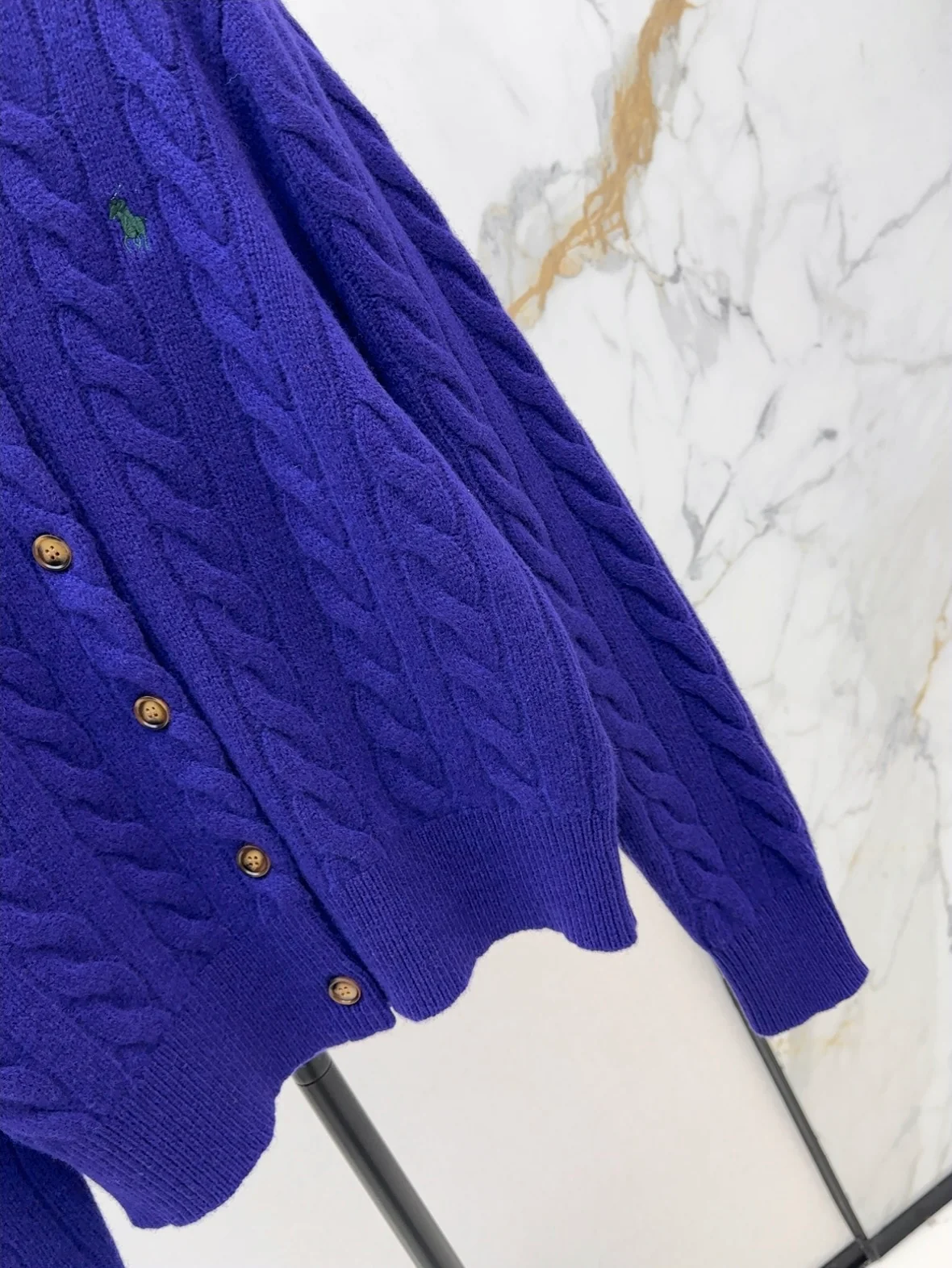 Ralp 26ss cable wool cardigan