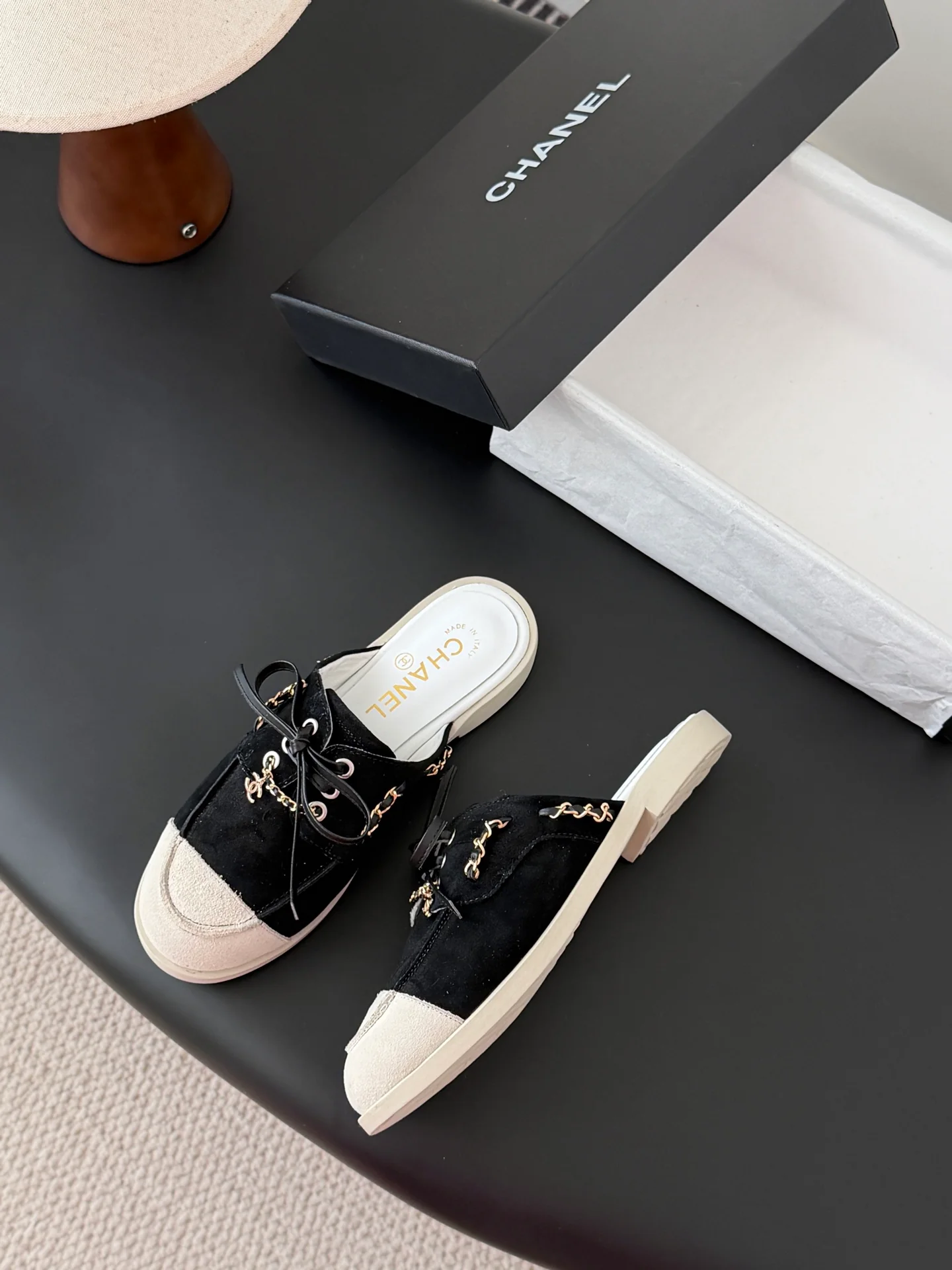 Chan 26ss slip-on shoes