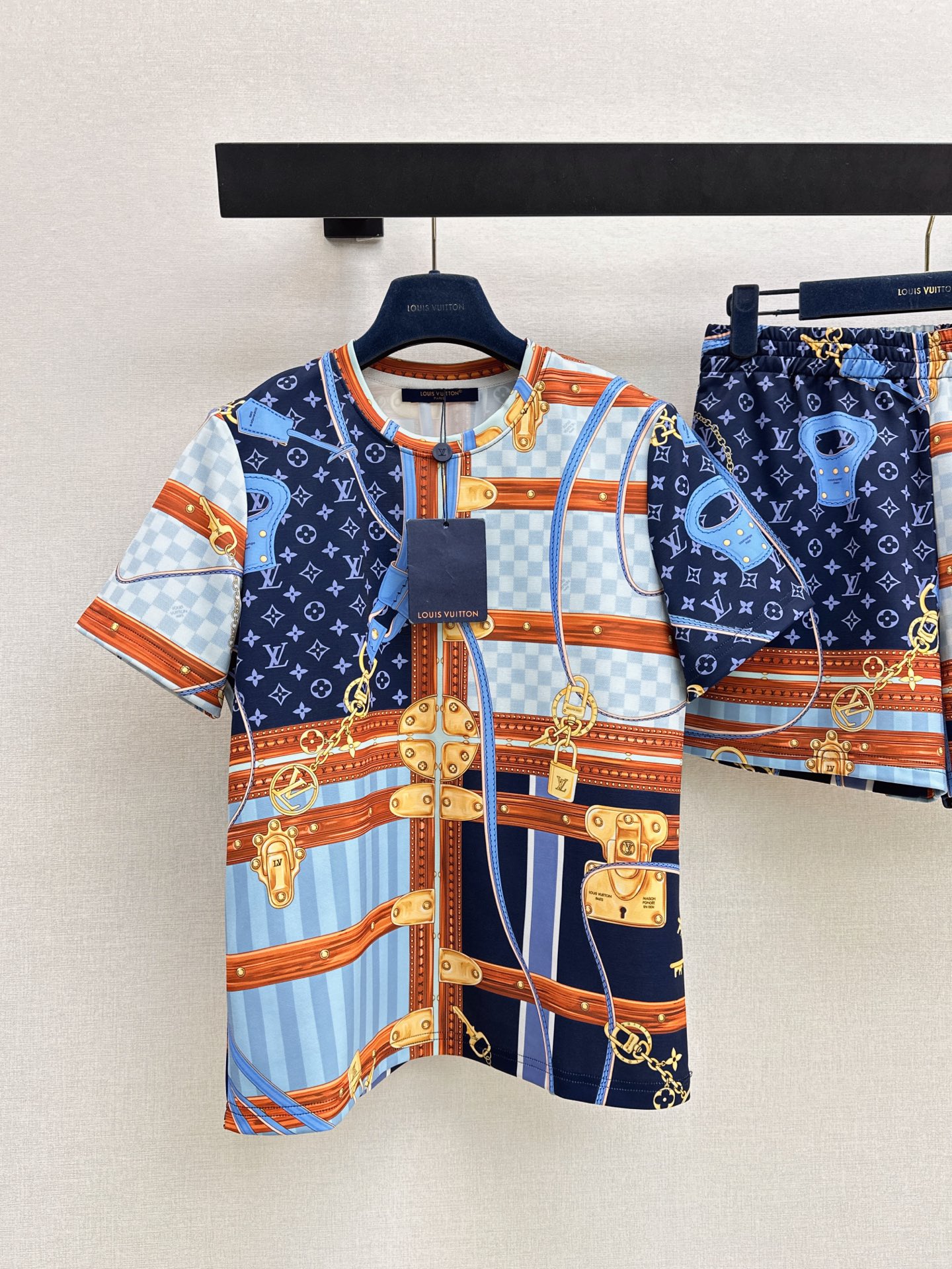 Loui 26ss print monogram suit
