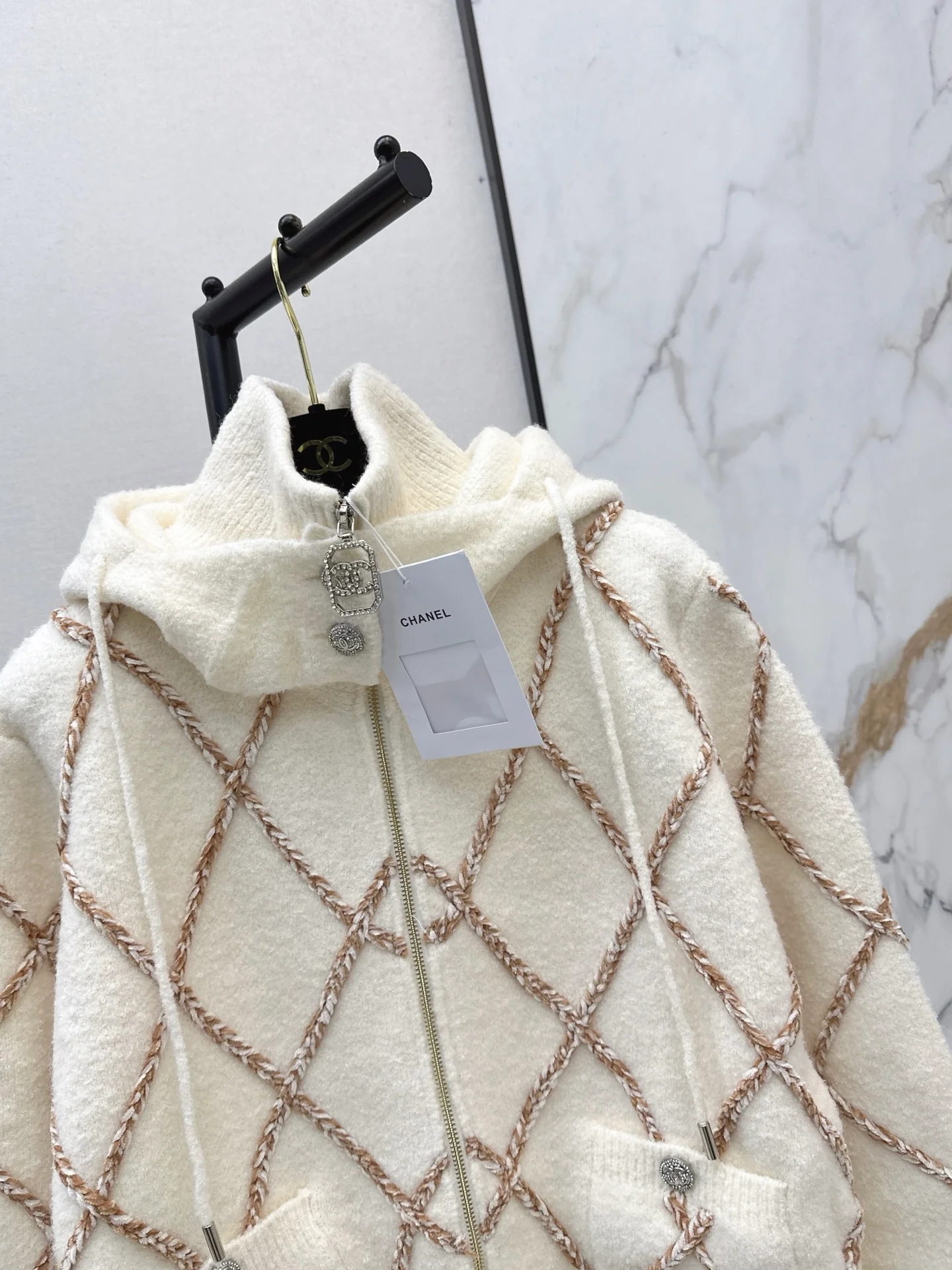 Chan 25fw hooded wool jacket