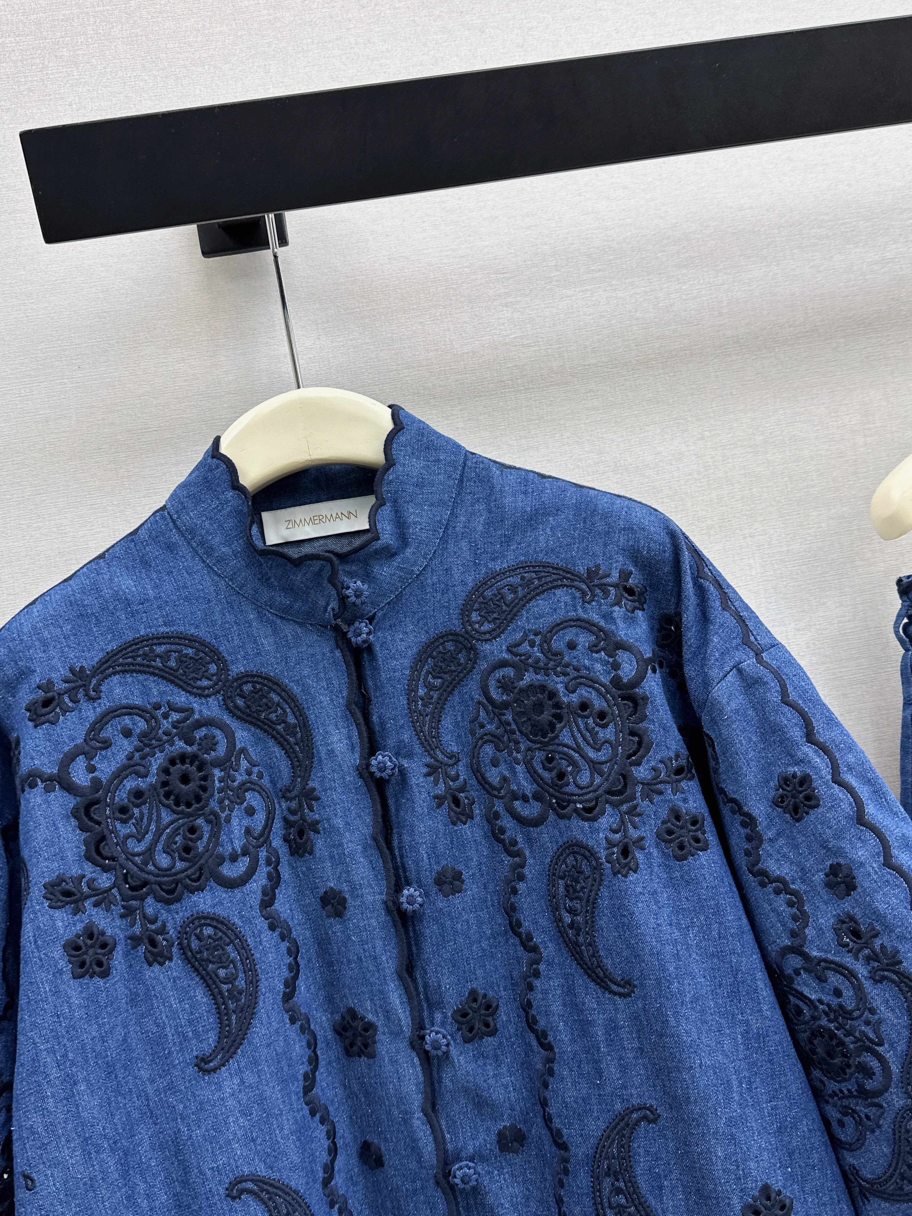 Zimm 26ss embroidery shirt