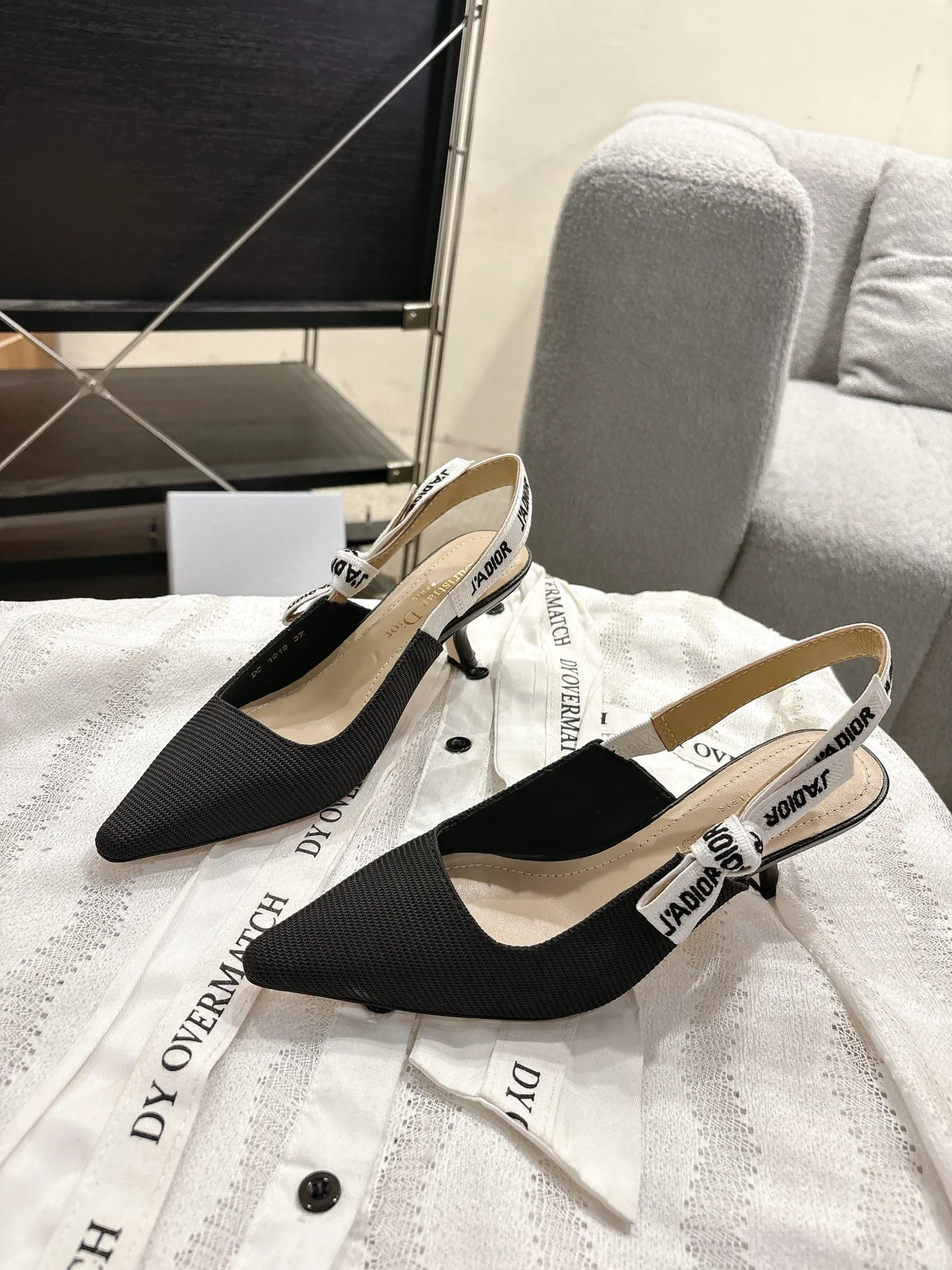 CD 25fw kitten slingback heels