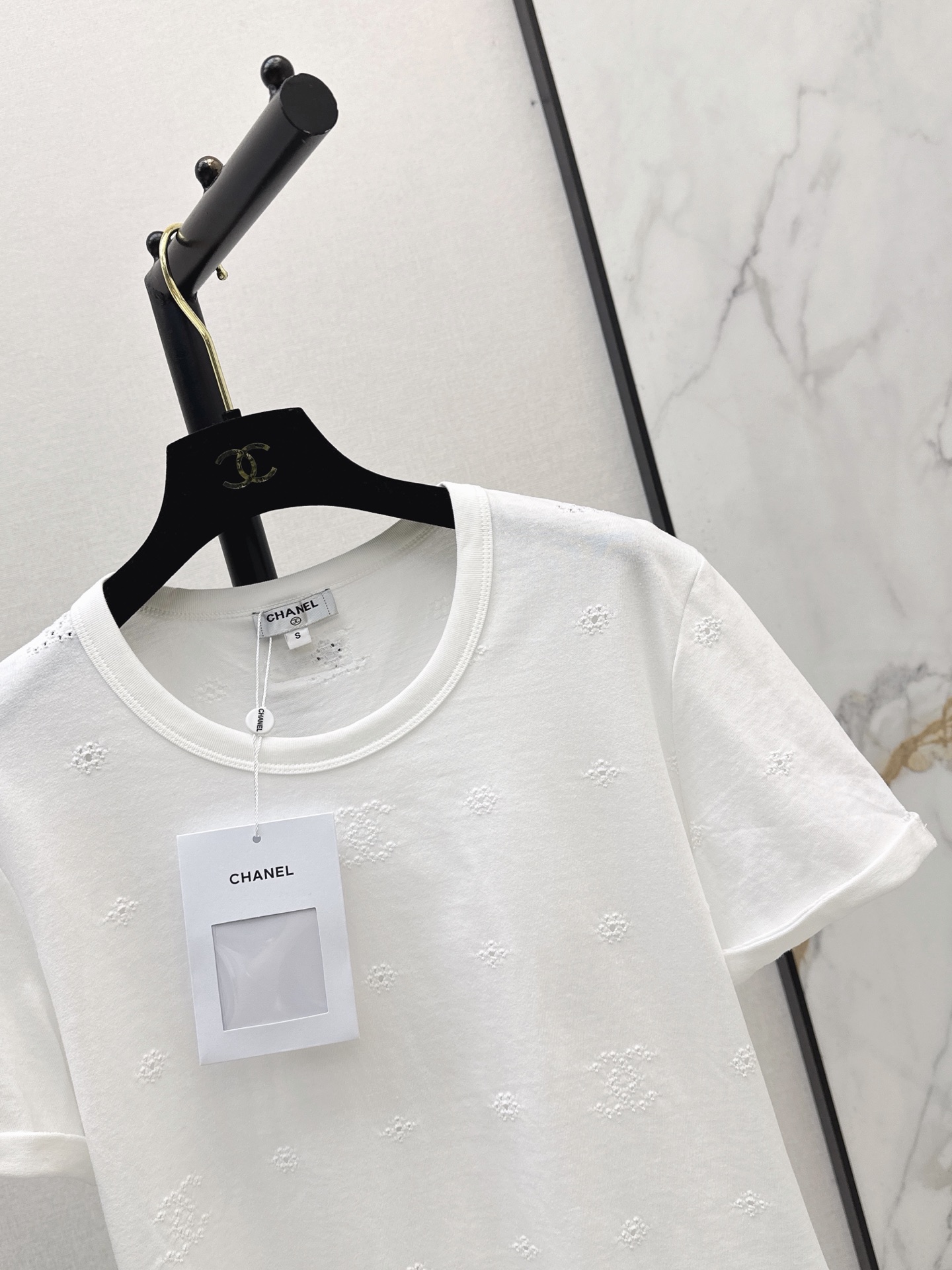 Chan 26ss hollow t-shirt
