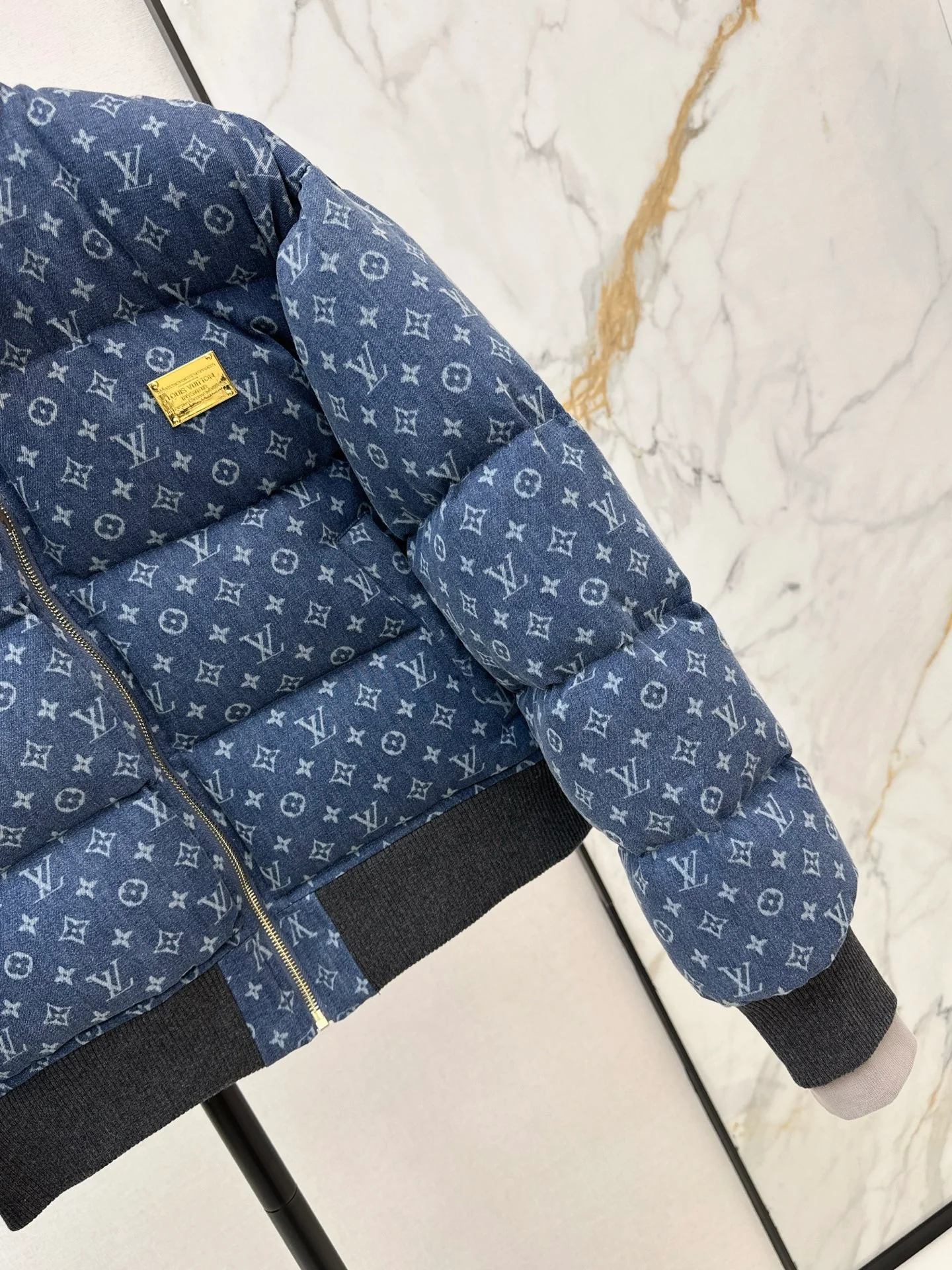 Louis 25fw denim down jacket