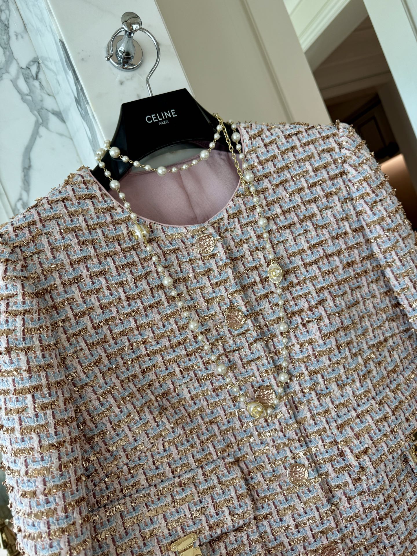 Chan 26ss tweed jacket