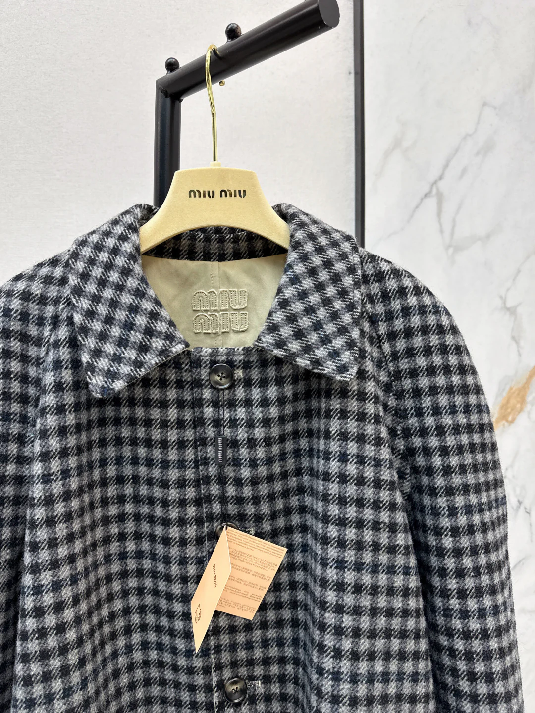 Miu 25fw reversible trench coats