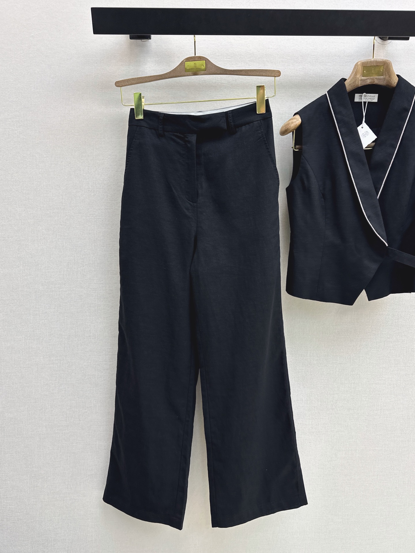Brun 26ss waistcoat suit pants sets