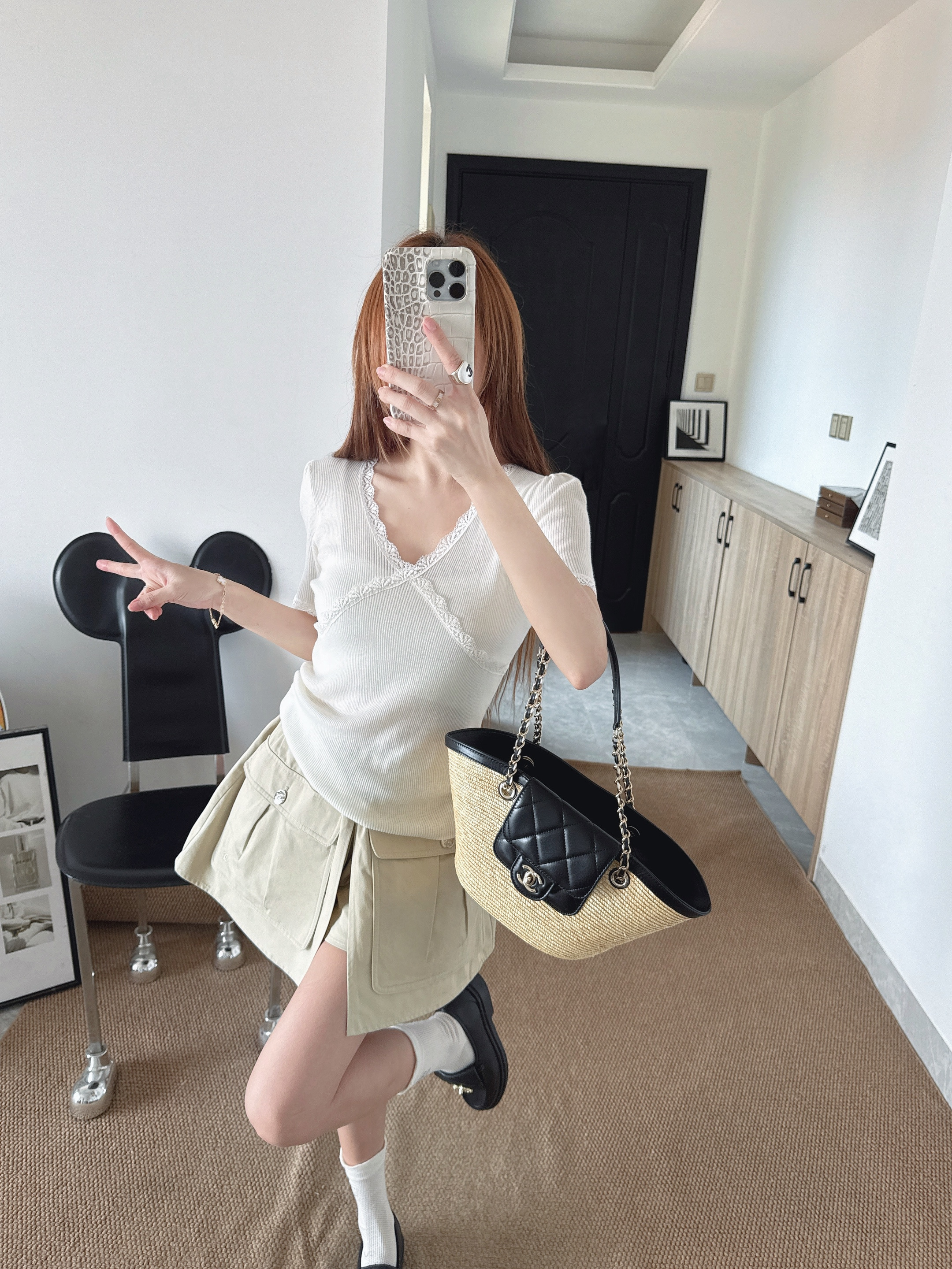 ES 26ss lace contract knitwear