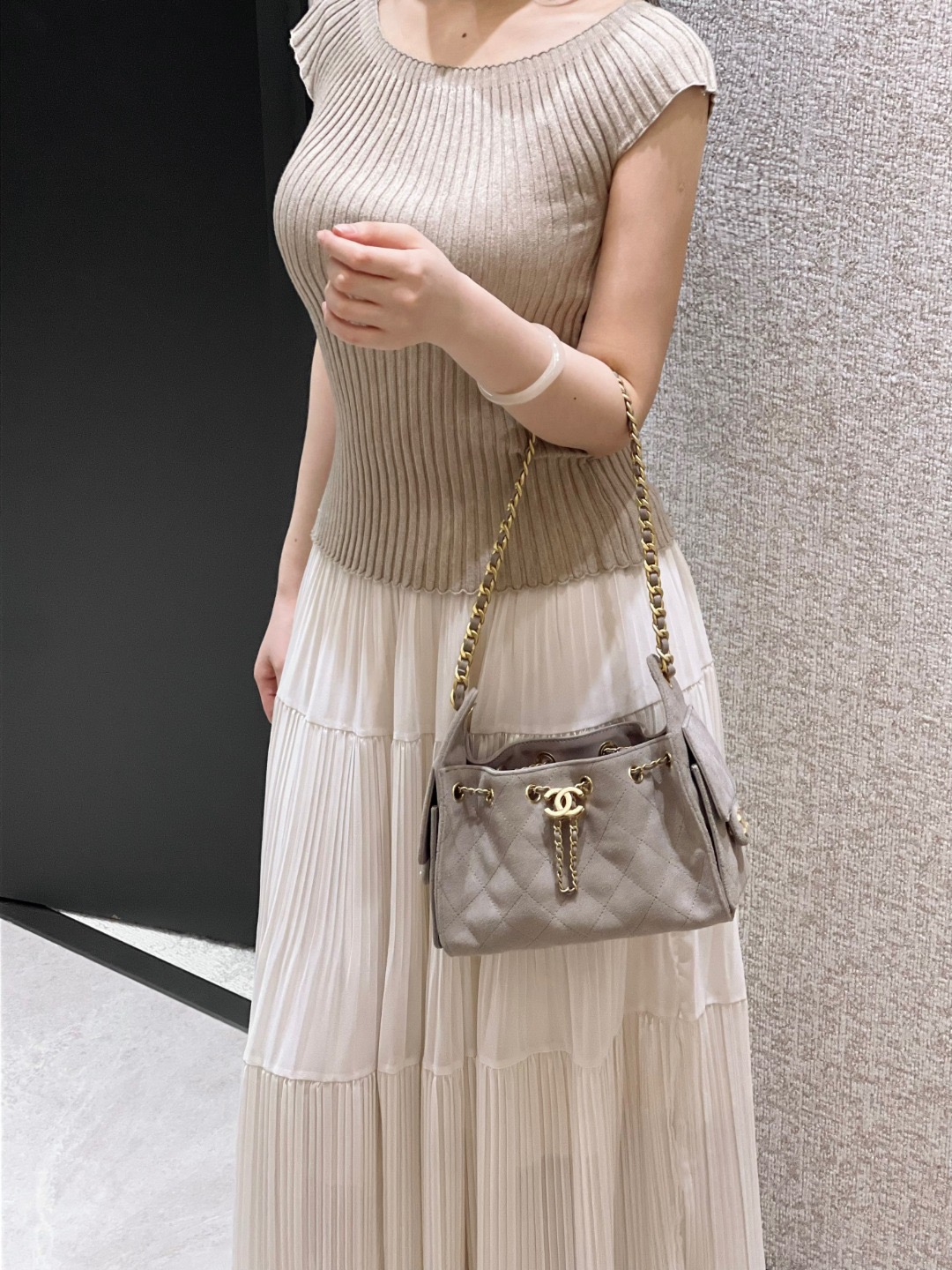 Chan 26C mini hobo bag