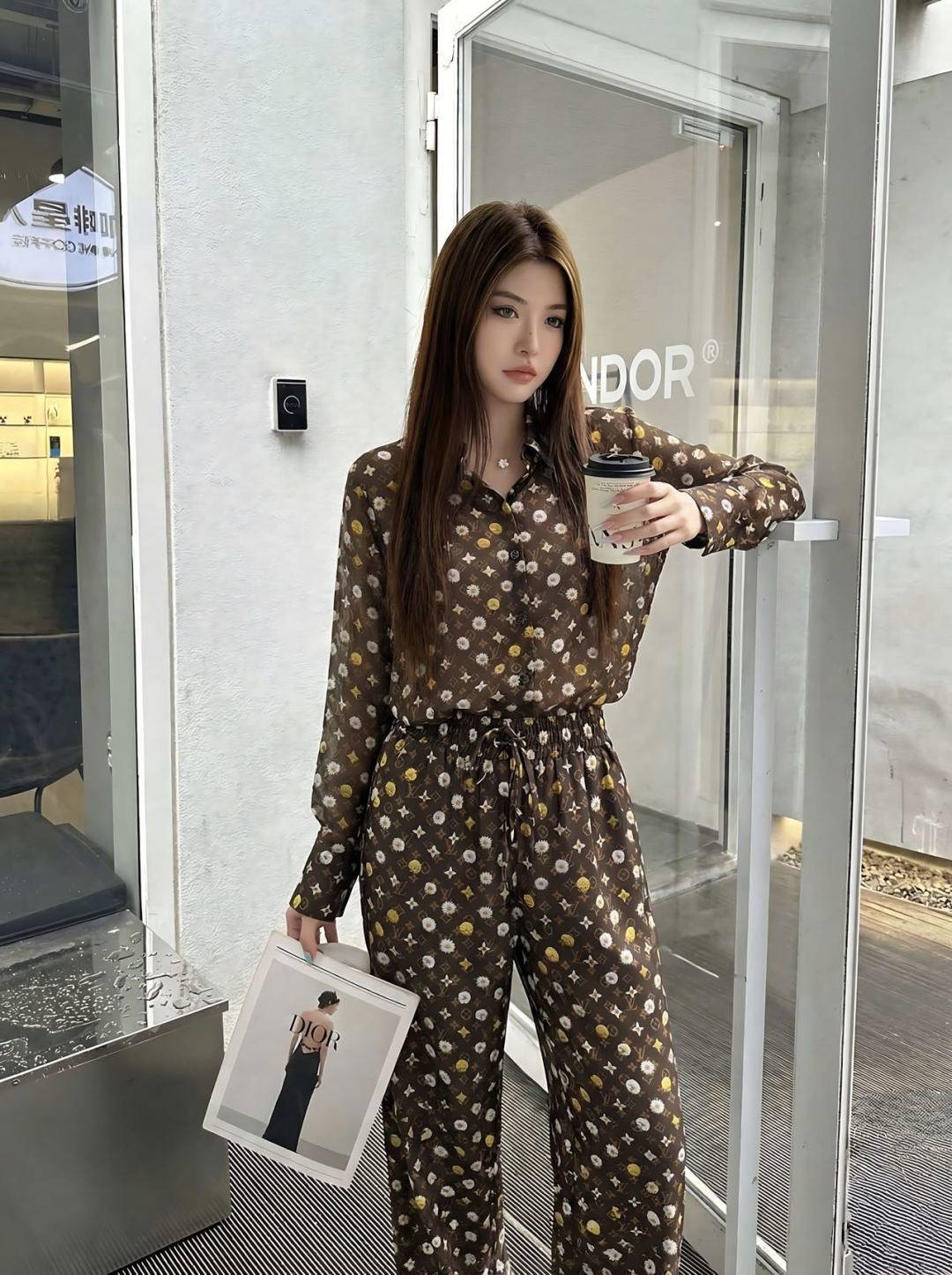 Loui 26ss prunt shirt