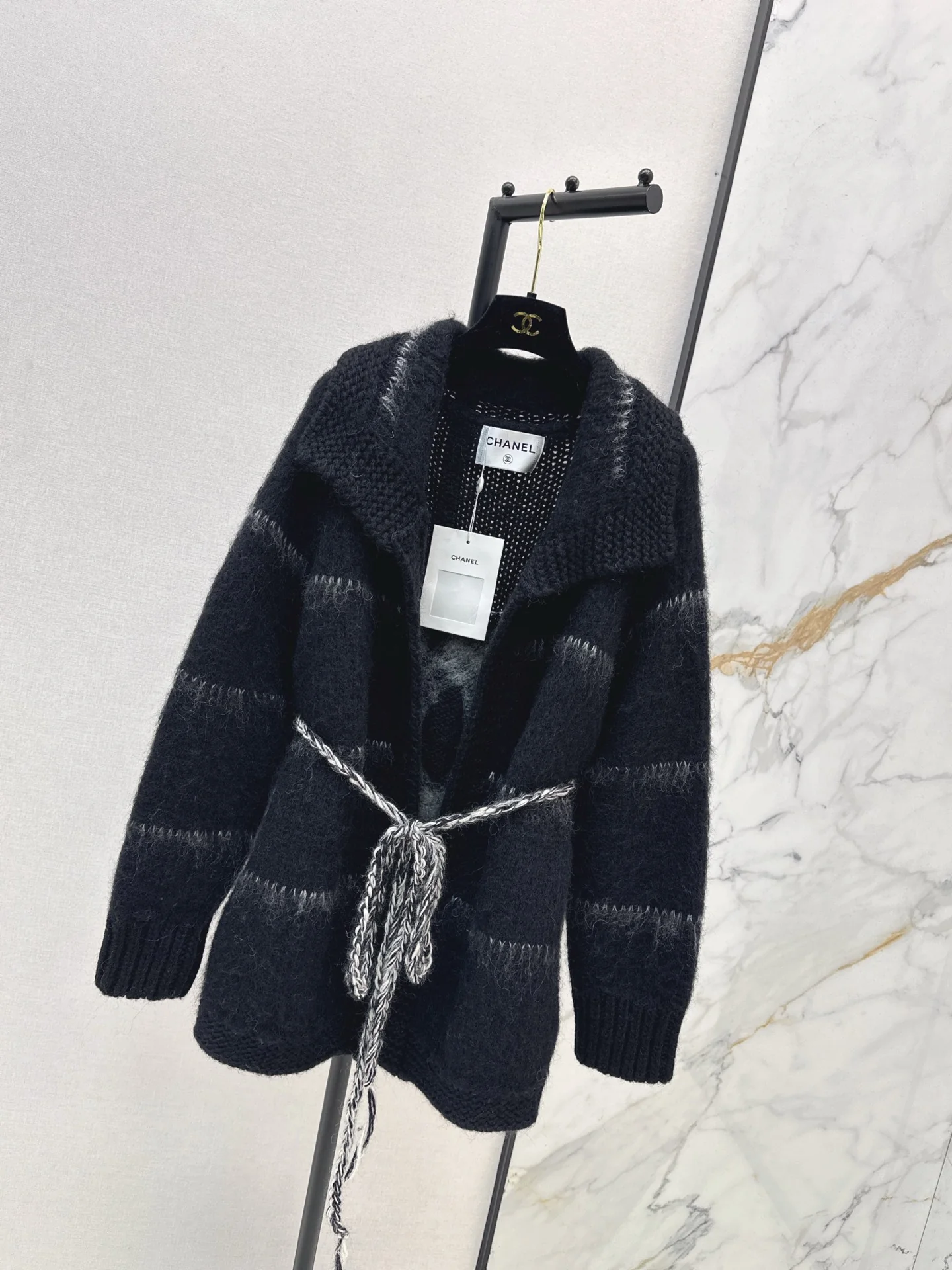 Chan 25fw belted cardigan