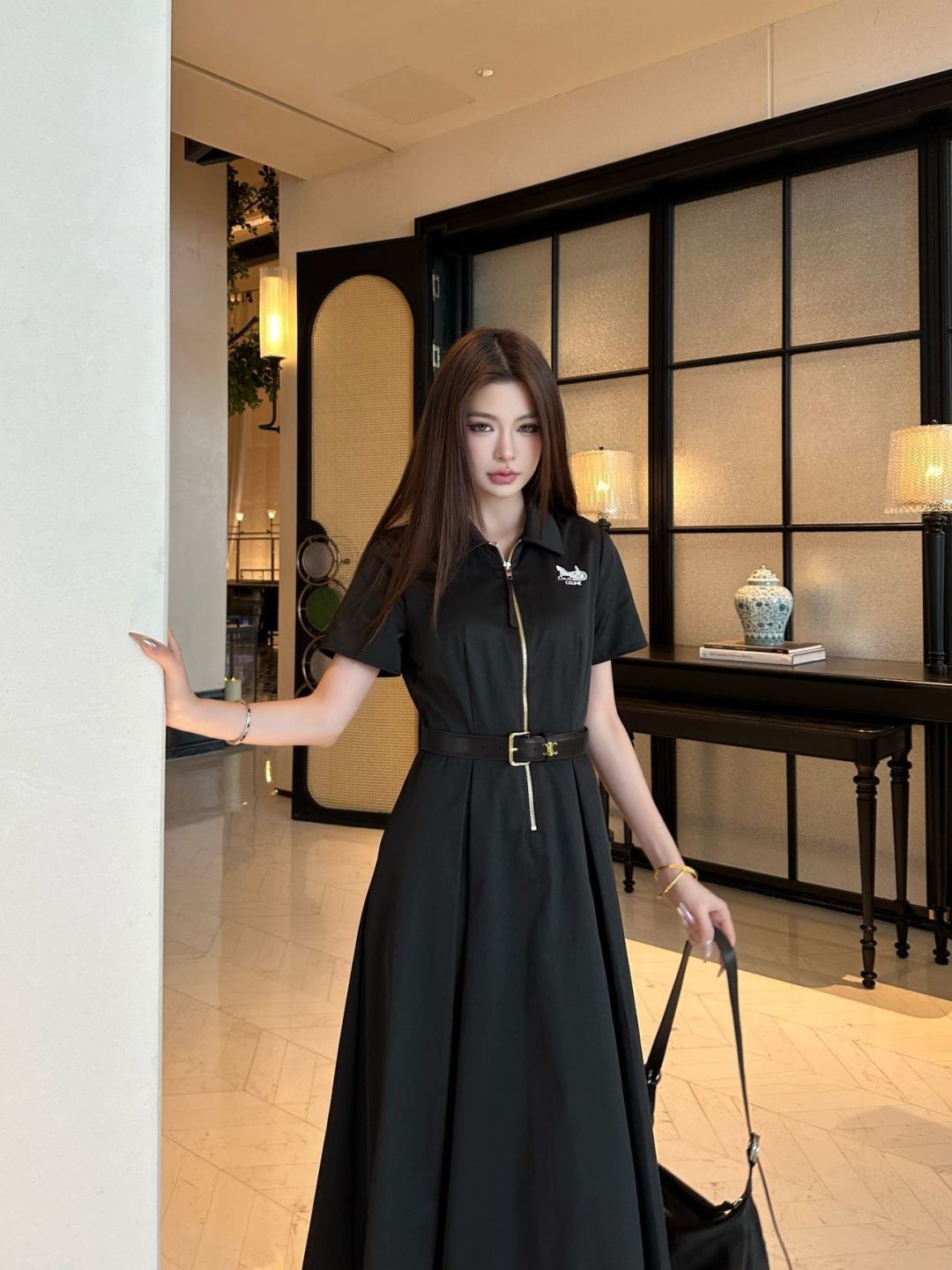 Celi 26ss embroidery dress