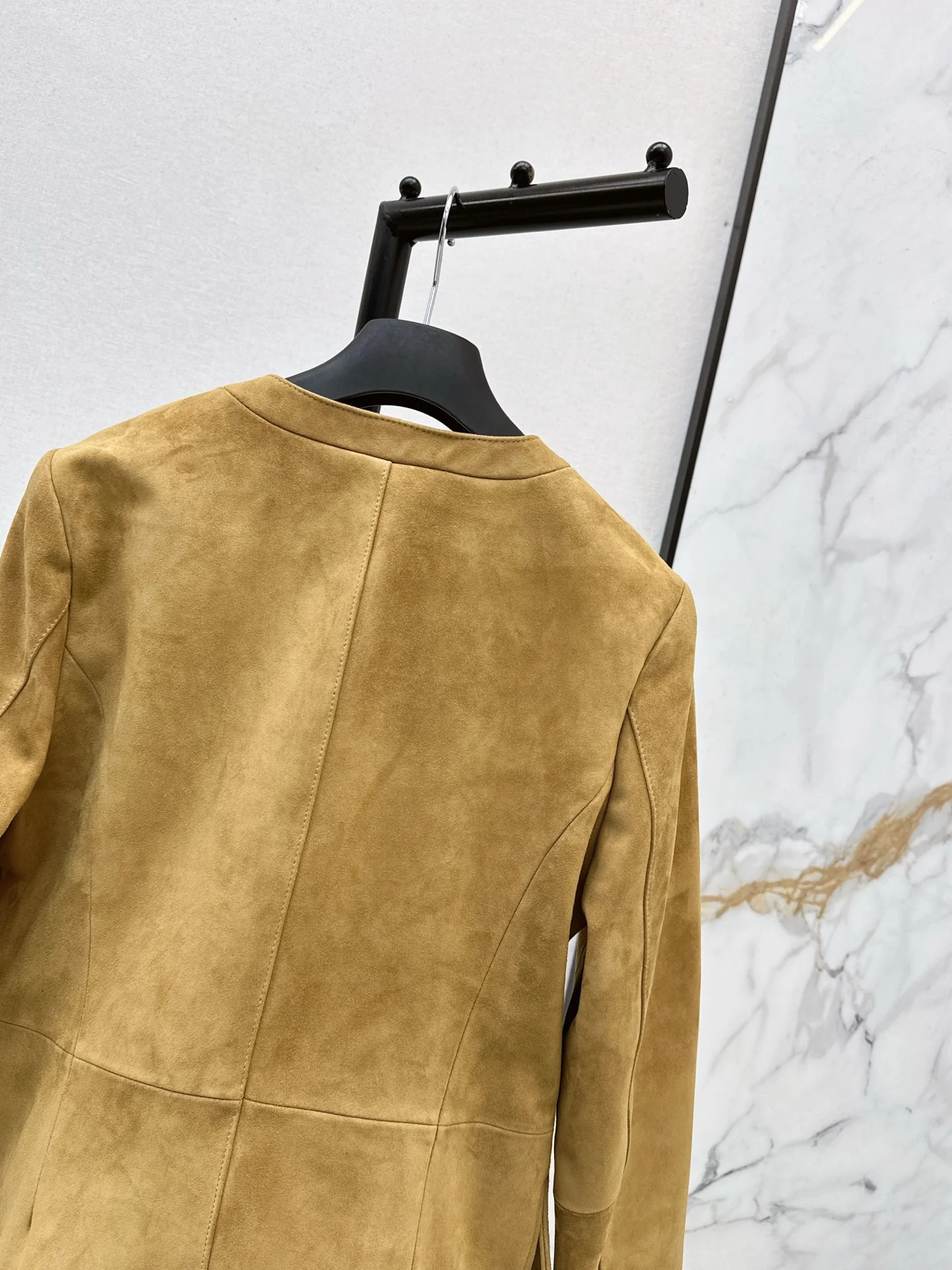 CD 25fw suede leather jacket