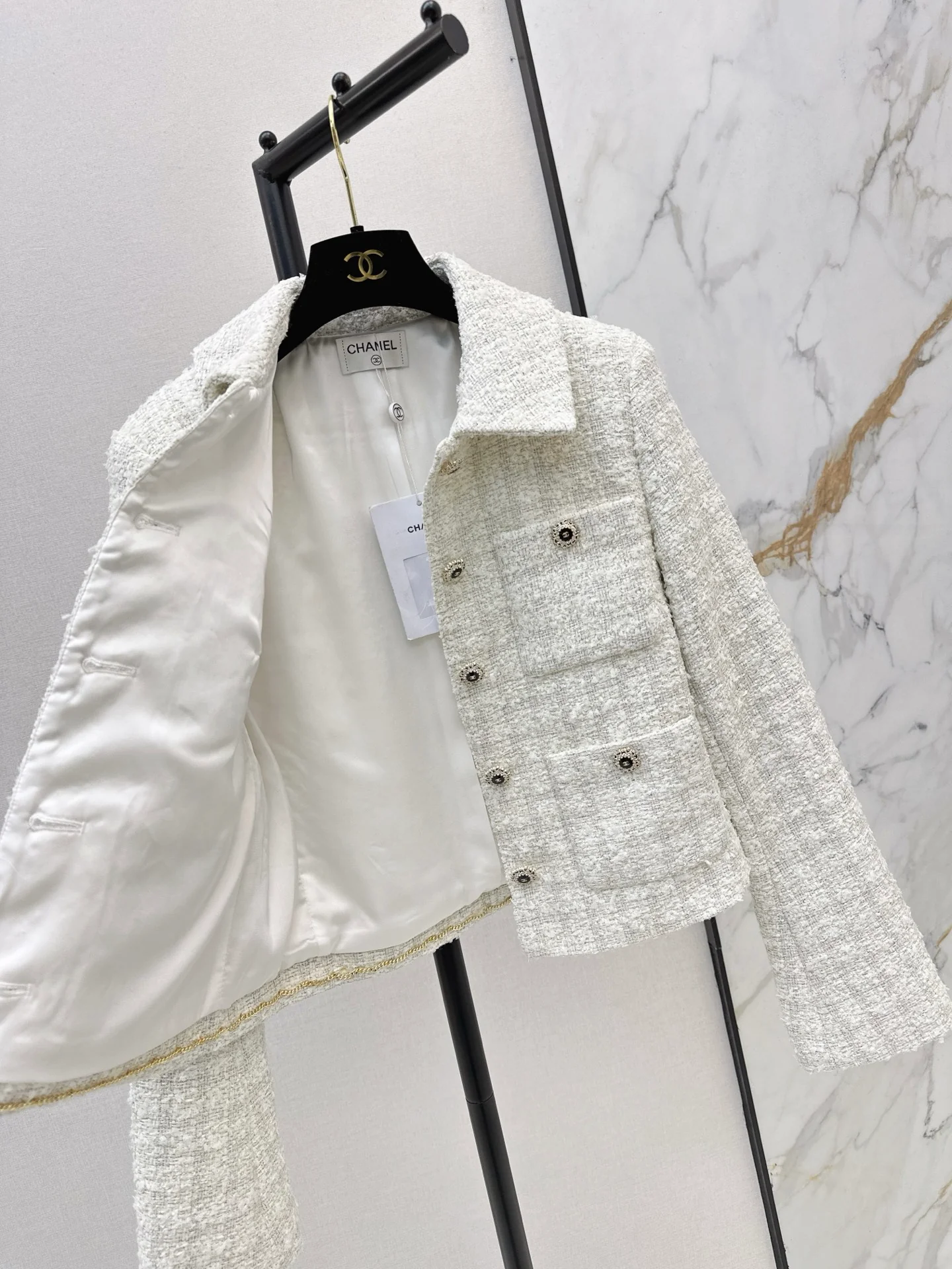 Chan 25fw tweed jacket